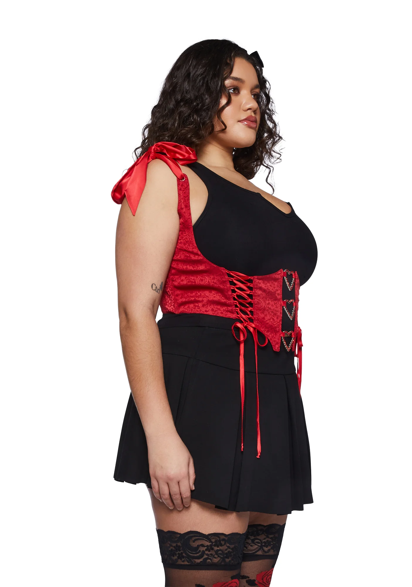 Plus Today's Love Lace Corset - Image 3