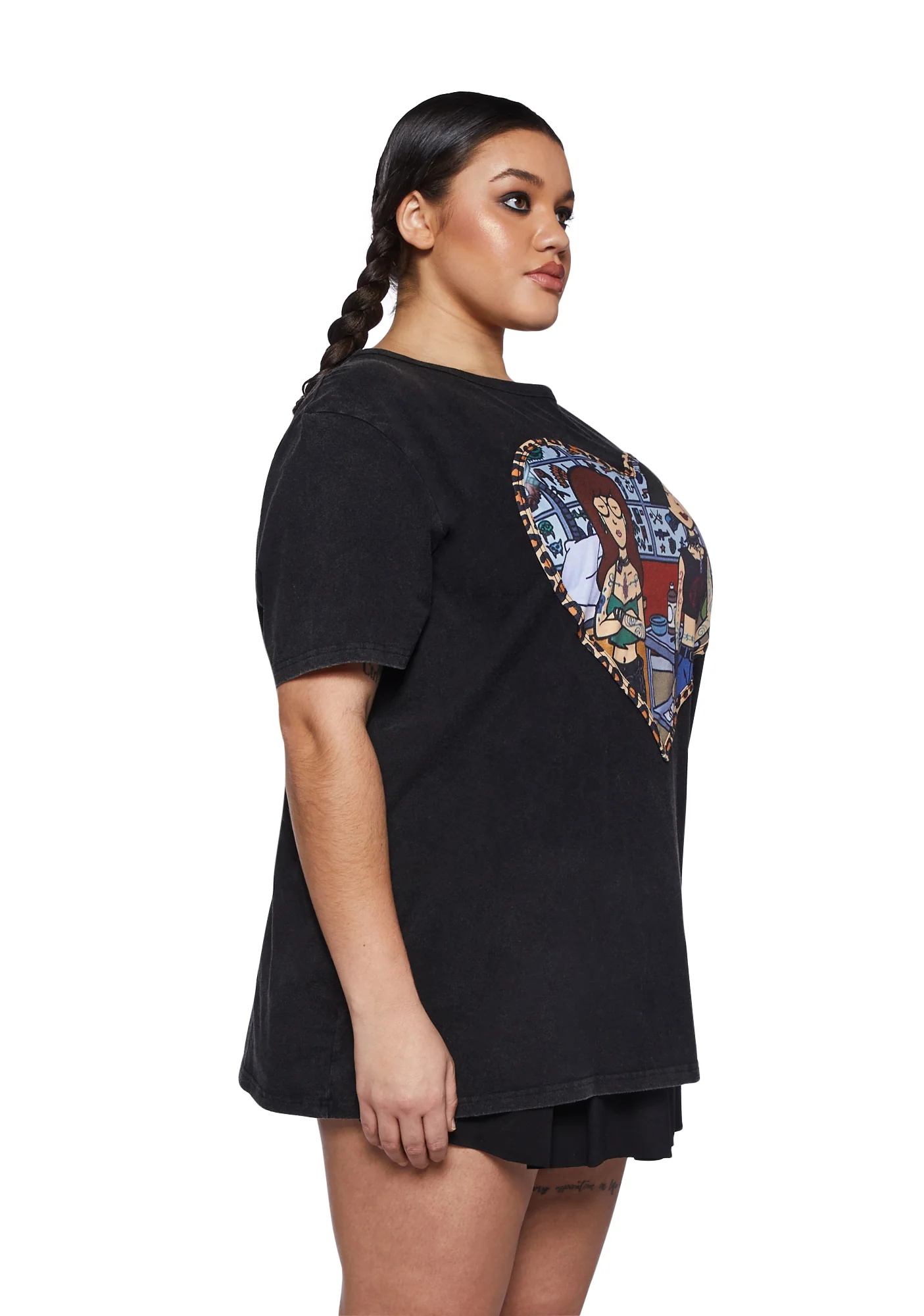Plus Vandal Maidens Oversized Tee - Image 3