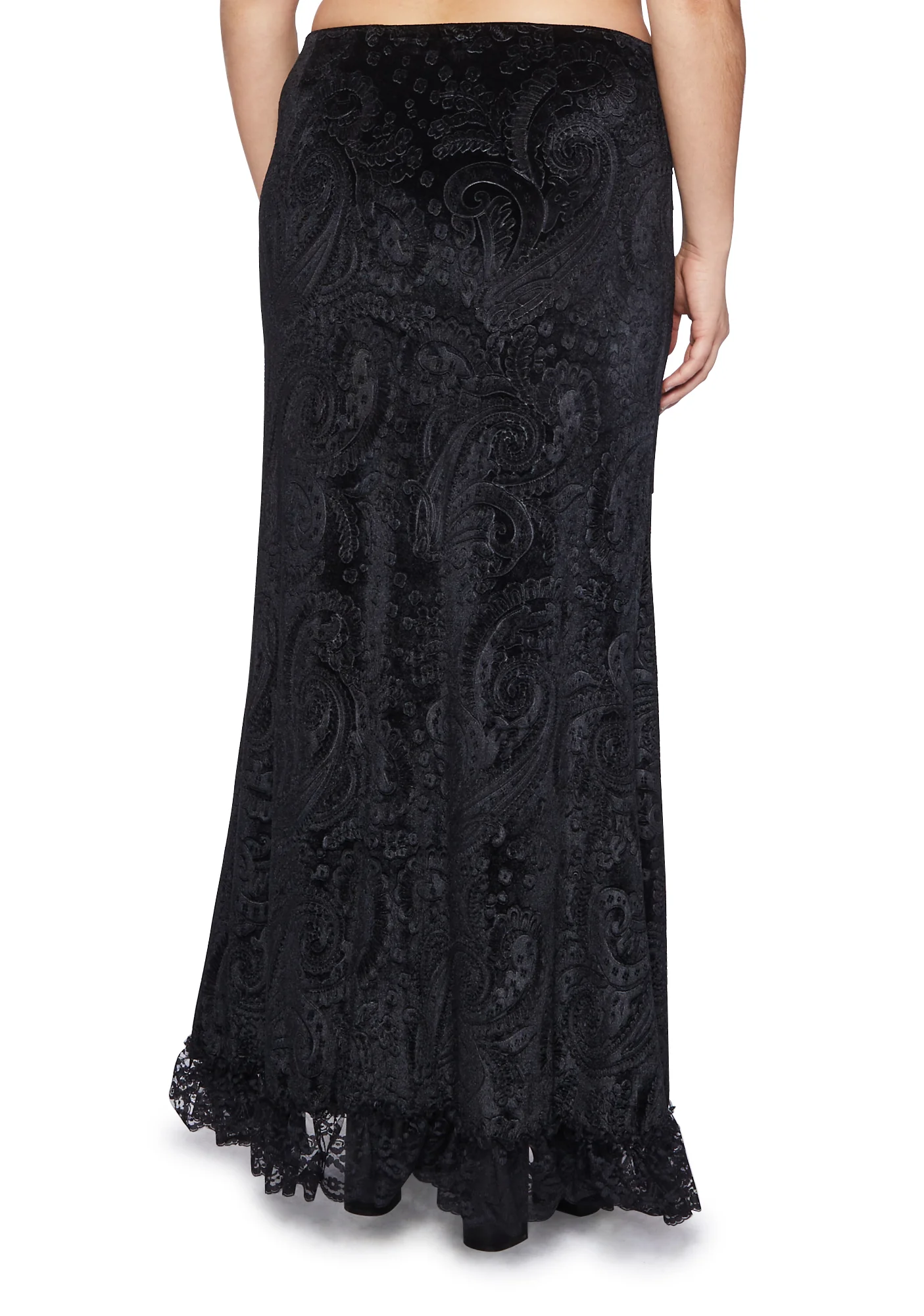 Plus Veiled Sorrows Maxi Skirt - Image 2