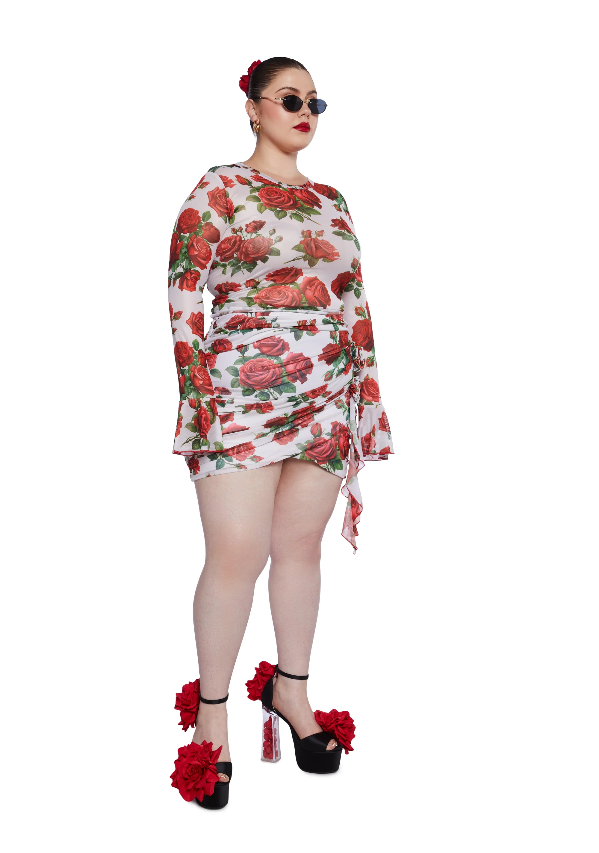 Plus Vibrant Love Long Sleeve Top - Image 2