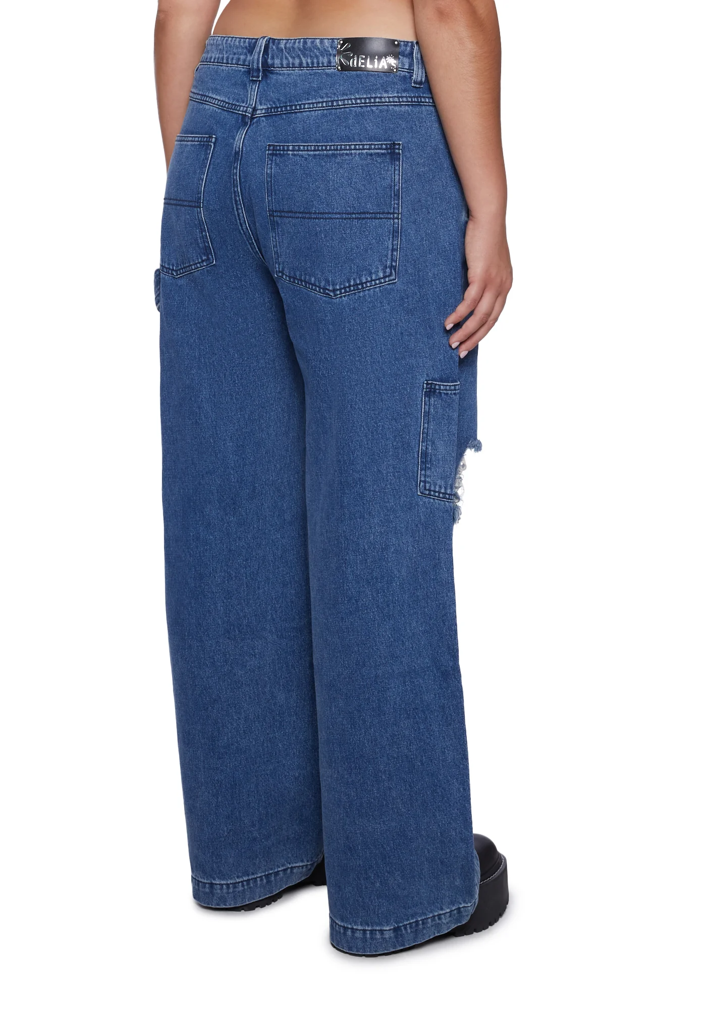 Plus Weathered Soul Distressed Jeans - Image 3