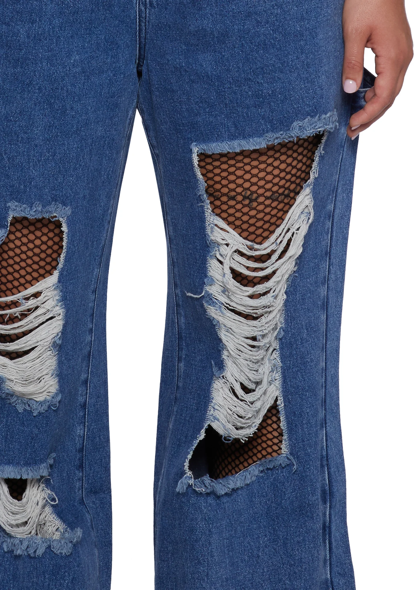 Plus Weathered Soul Distressed Jeans - Image 4
