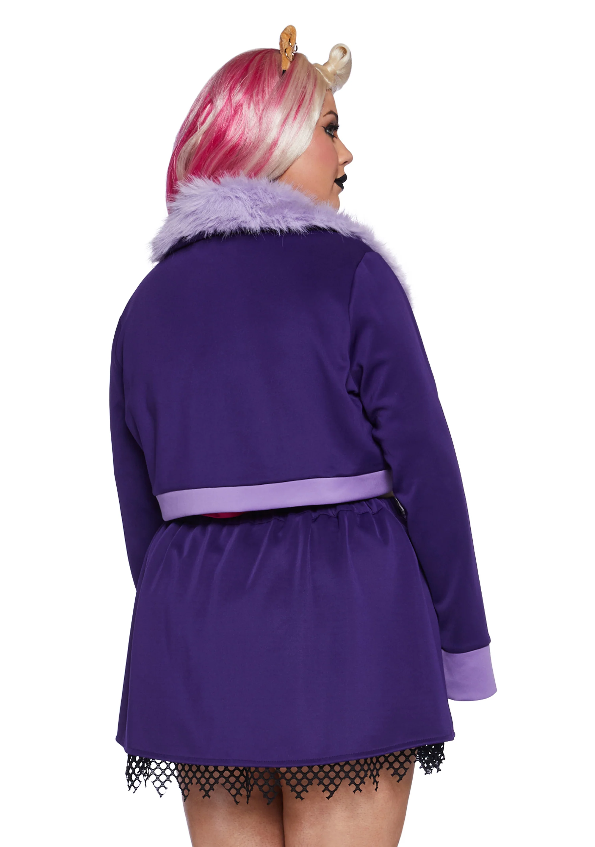 Plus Werewolf High School Student Premium Costume And Wig Set - Image 4