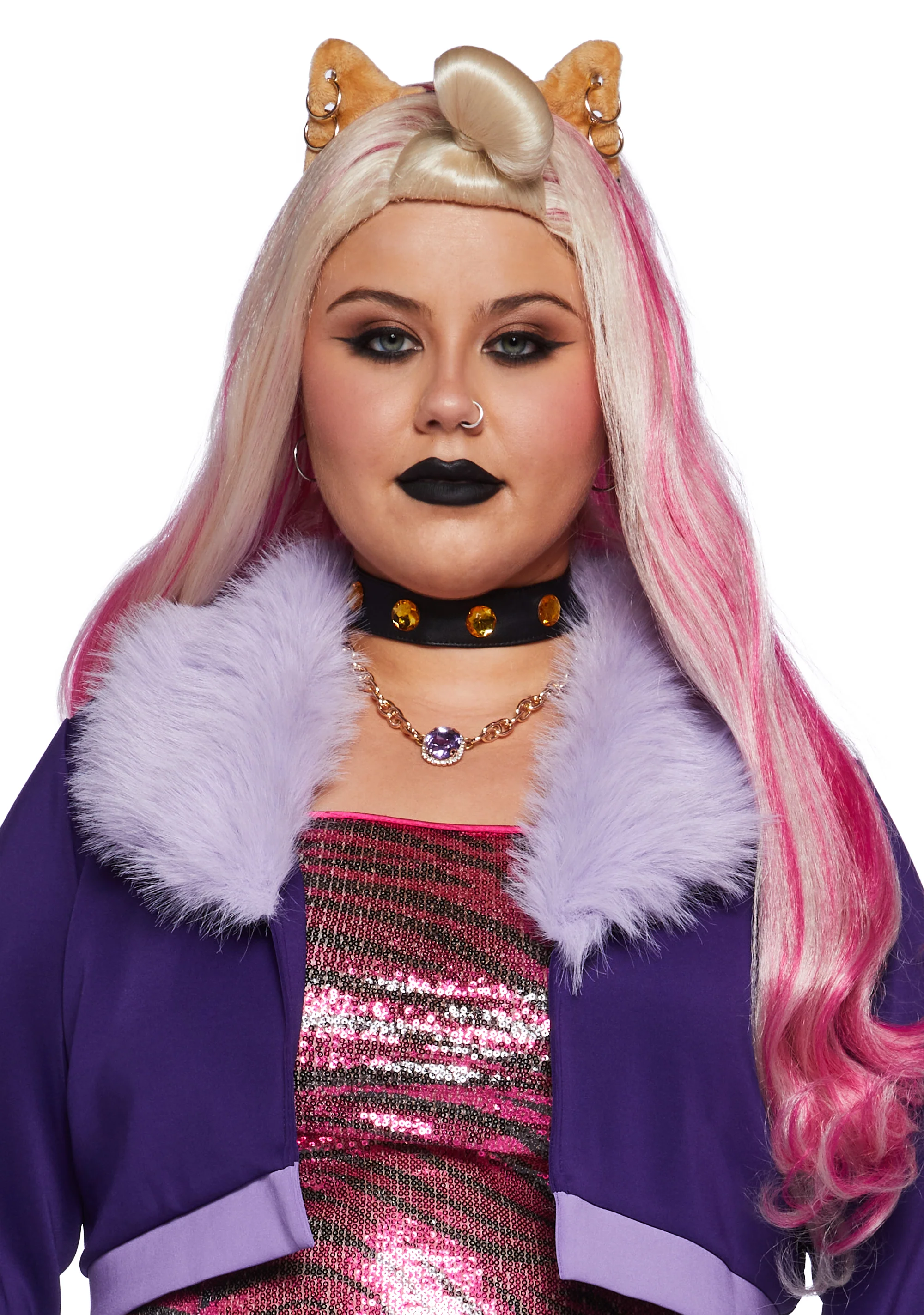 Plus Werewolf High School Student Premium Costume And Wig Set - Image 6