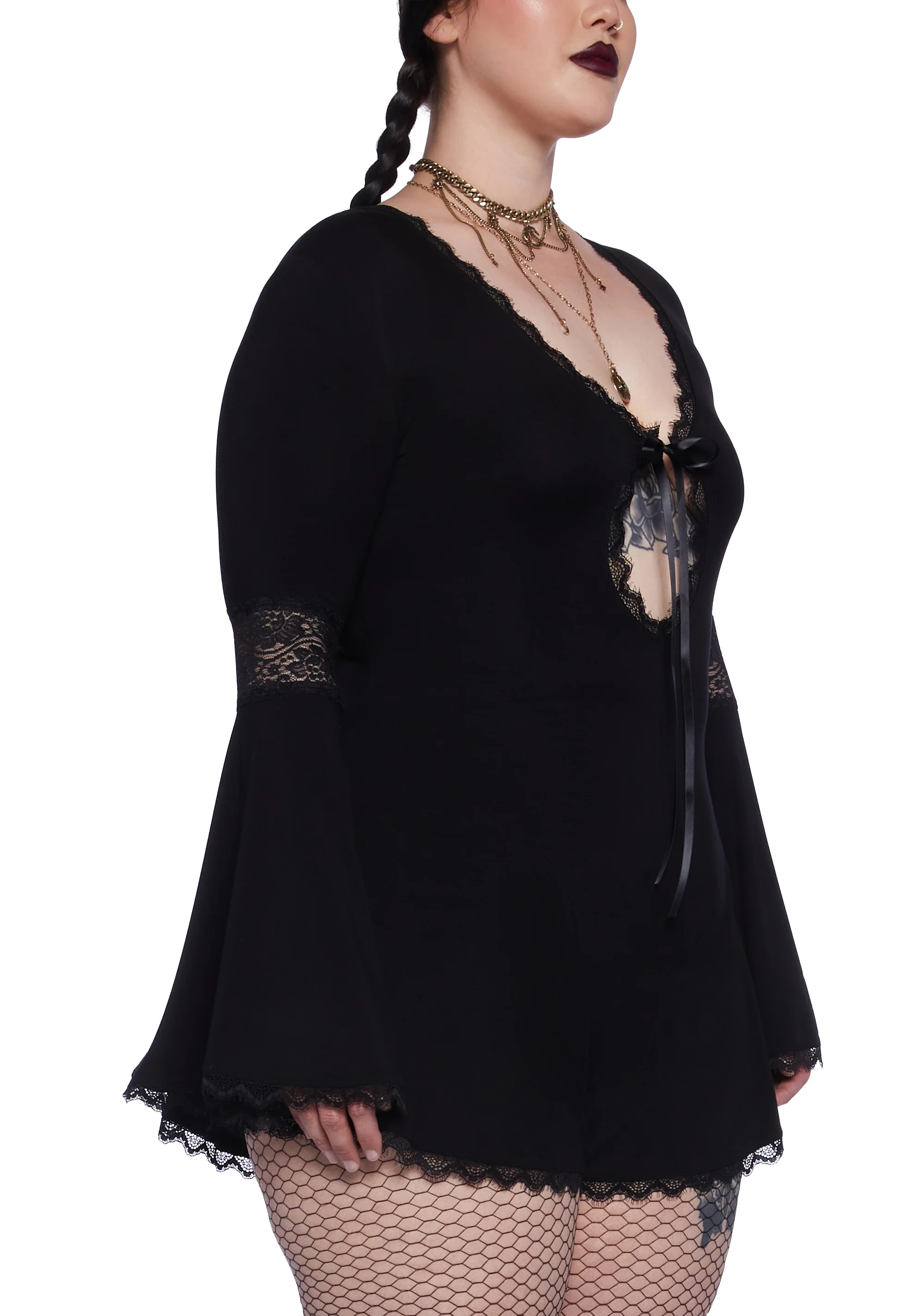 Plus Whispering Wind Romper - Image 5