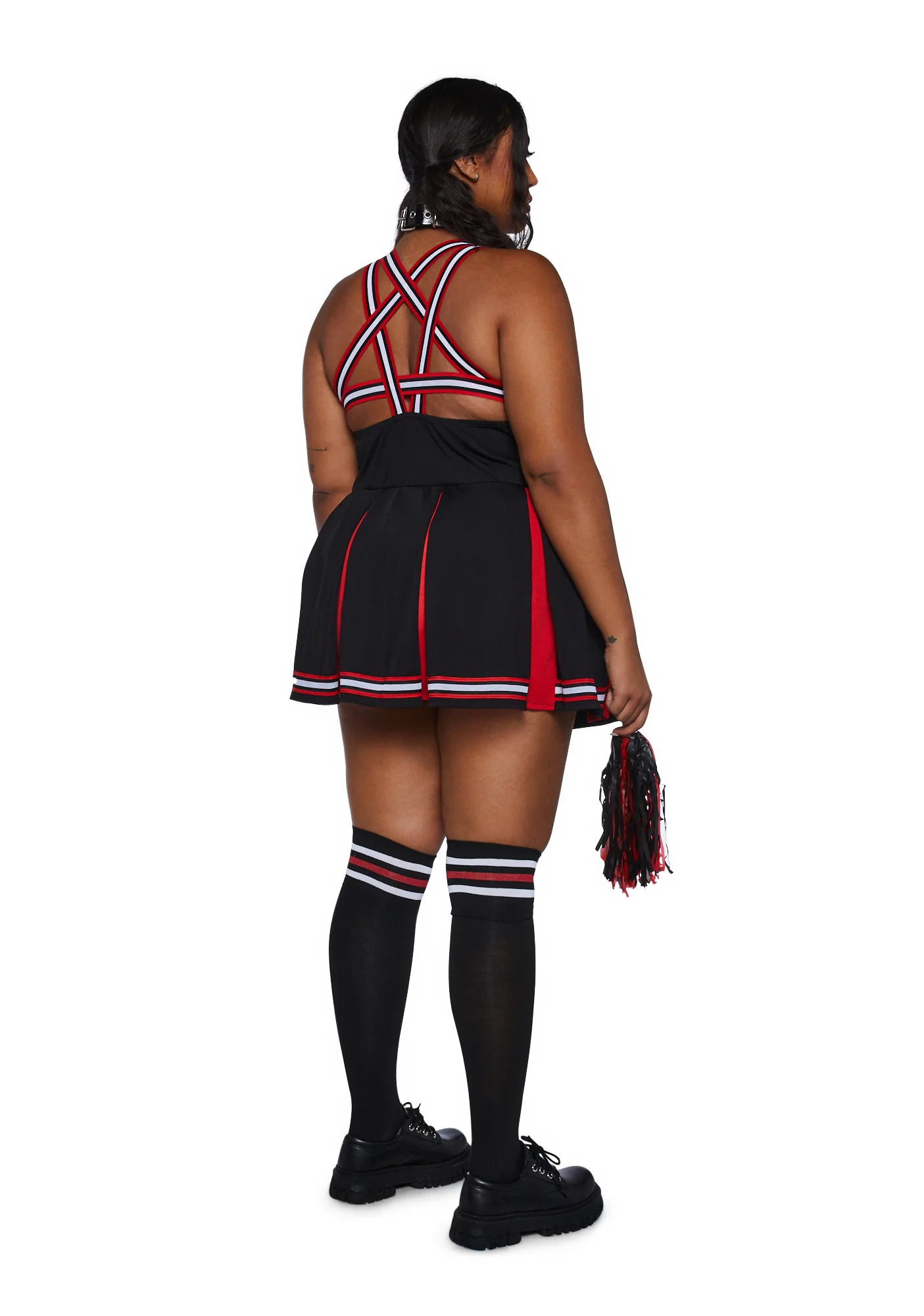 Plus Wicked Plays Cheerleader Costume - Image 4