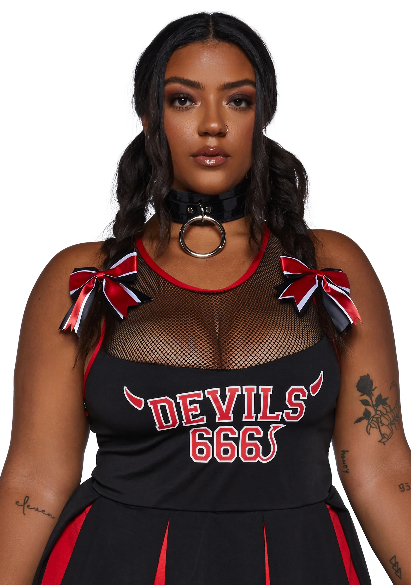 Plus Wicked Plays Cheerleader Costume - Image 6