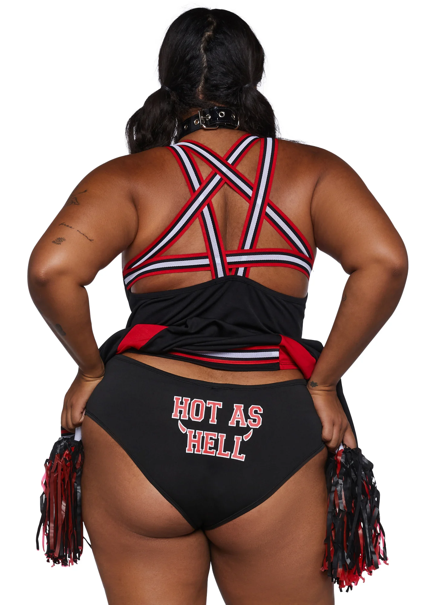 Plus Wicked Plays Cheerleader Costume - Image 7