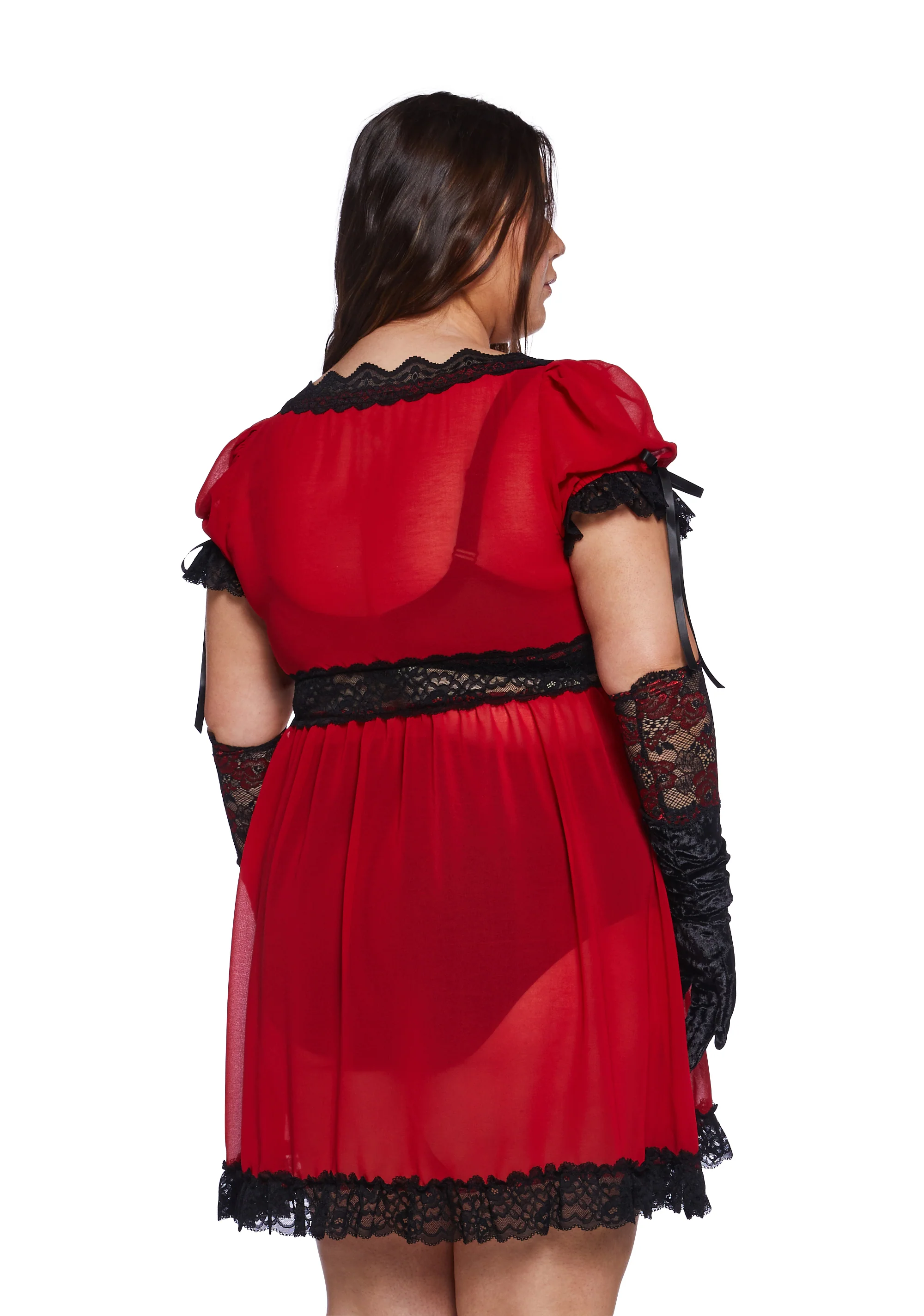 Plus Wonder Wheel Dreams Mini Dress - Image 5