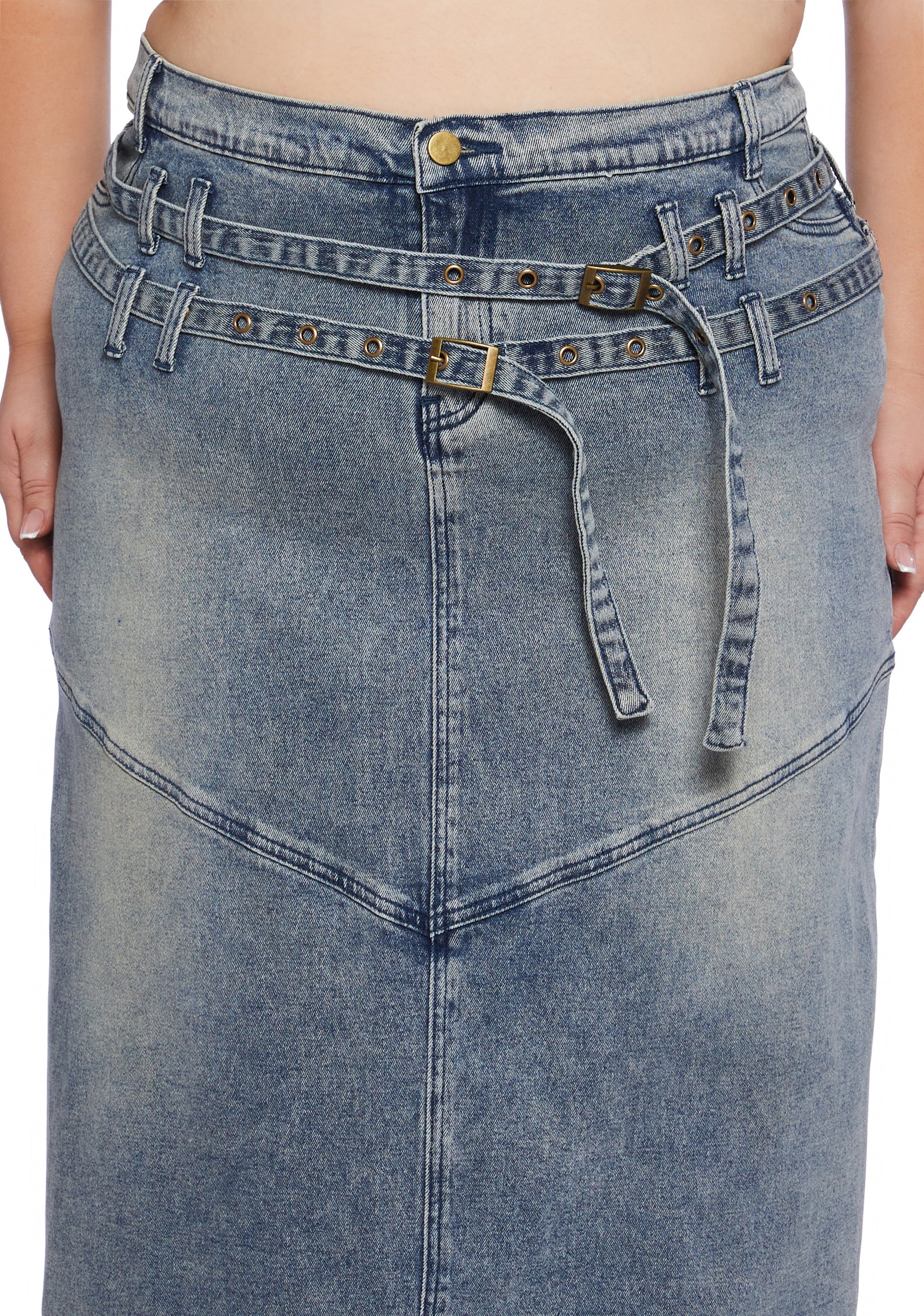 Plus Worry Less Maxi Skirt - Image 5