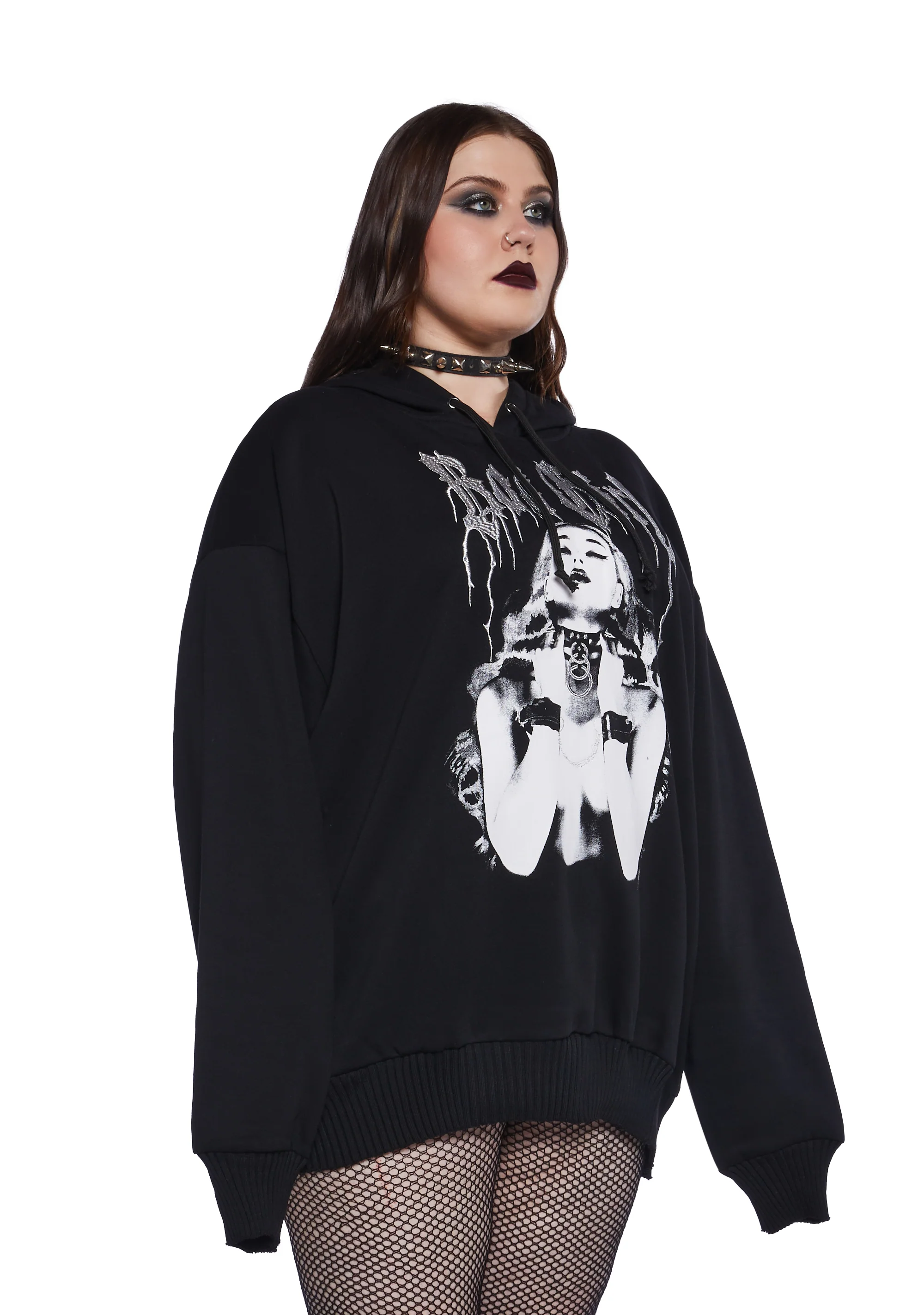 Plus Your Naughty Type Oversized Hoodie - Image 4