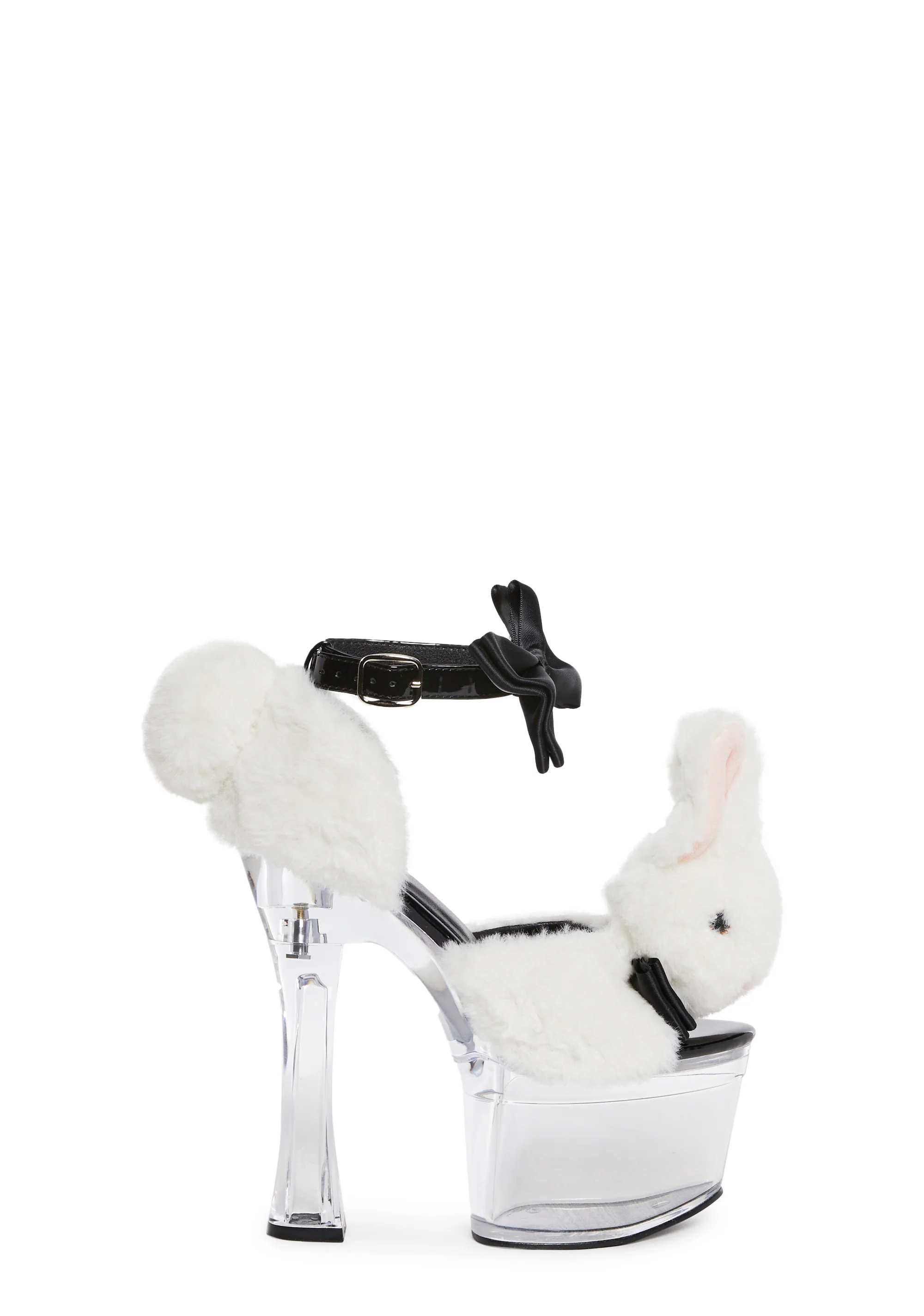 Plush Paws Platform Heels - Playboy Bunny - Image 3