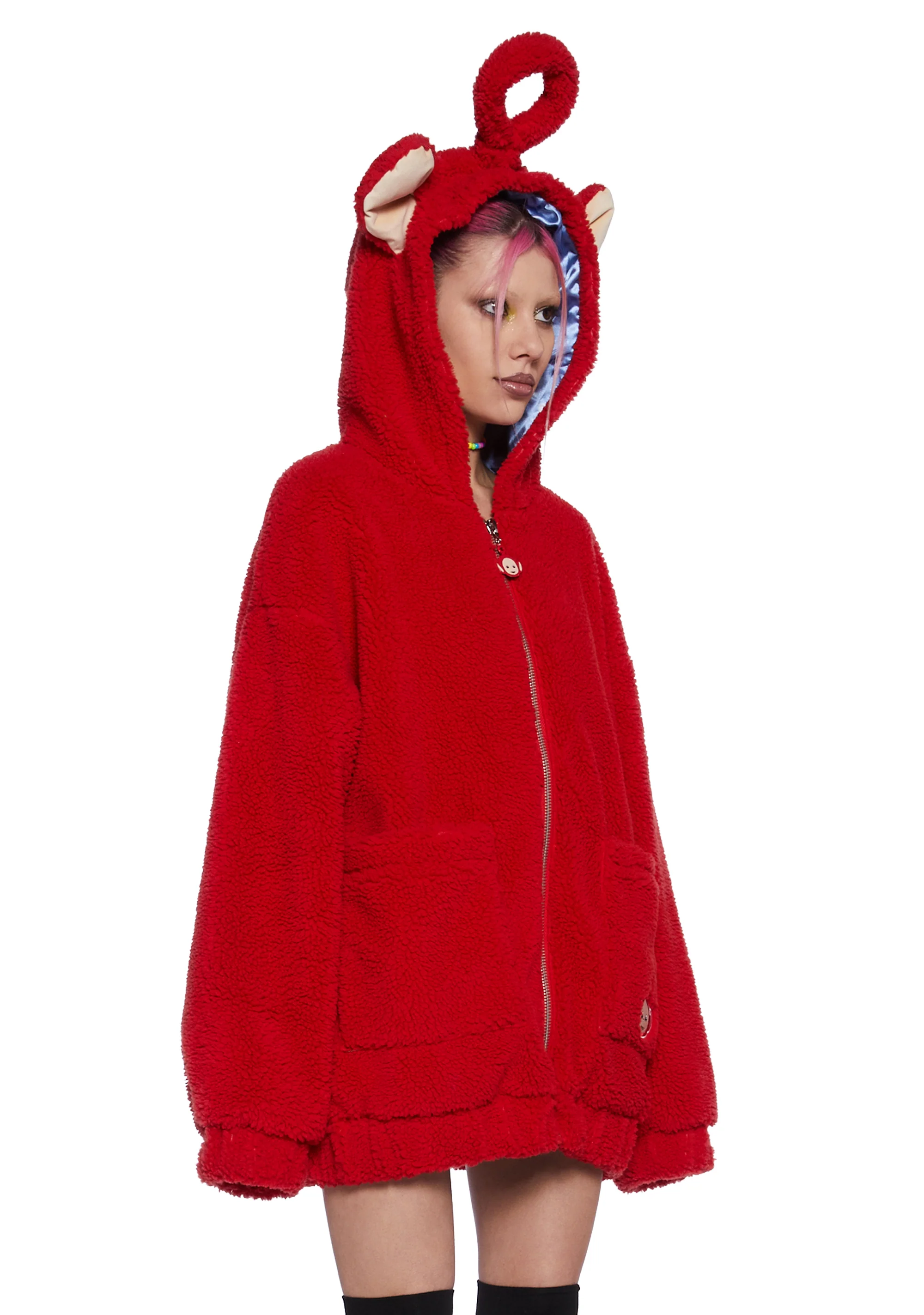 Po Hooded Sherpa Jacket - Image 3