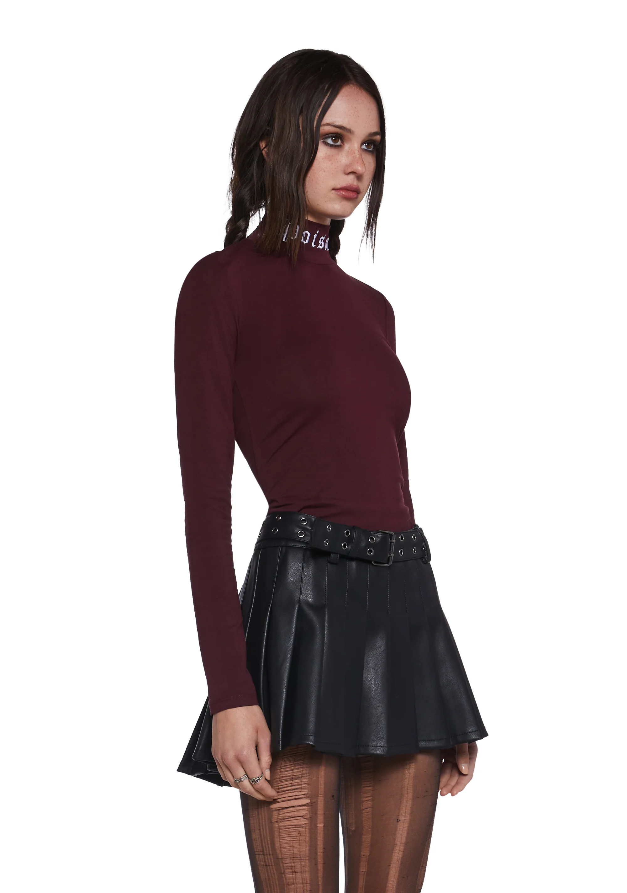 Poison Mock Neck Top - Image 3