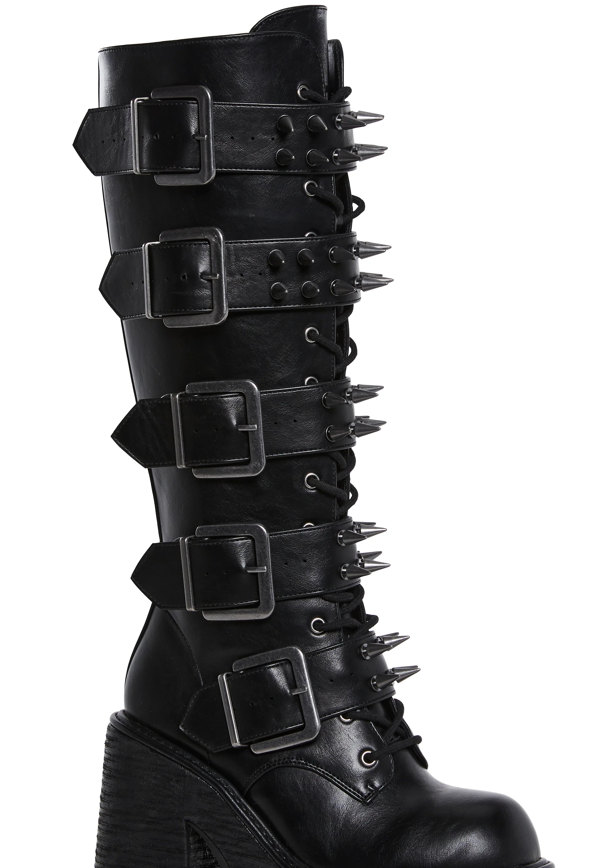 Poison Music Knee High Boots - Image 2