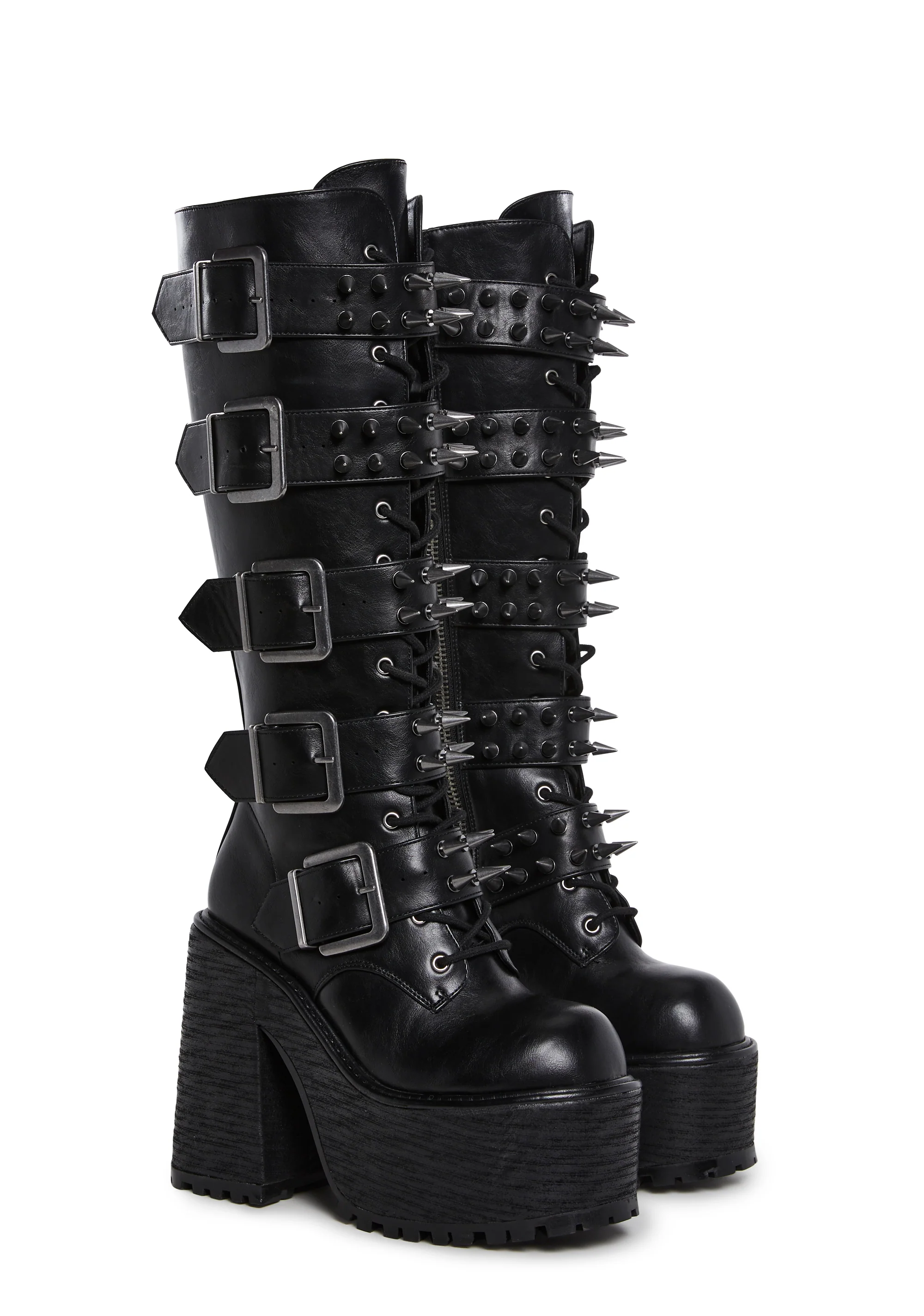 Poison Music Knee High Boots - Image 3