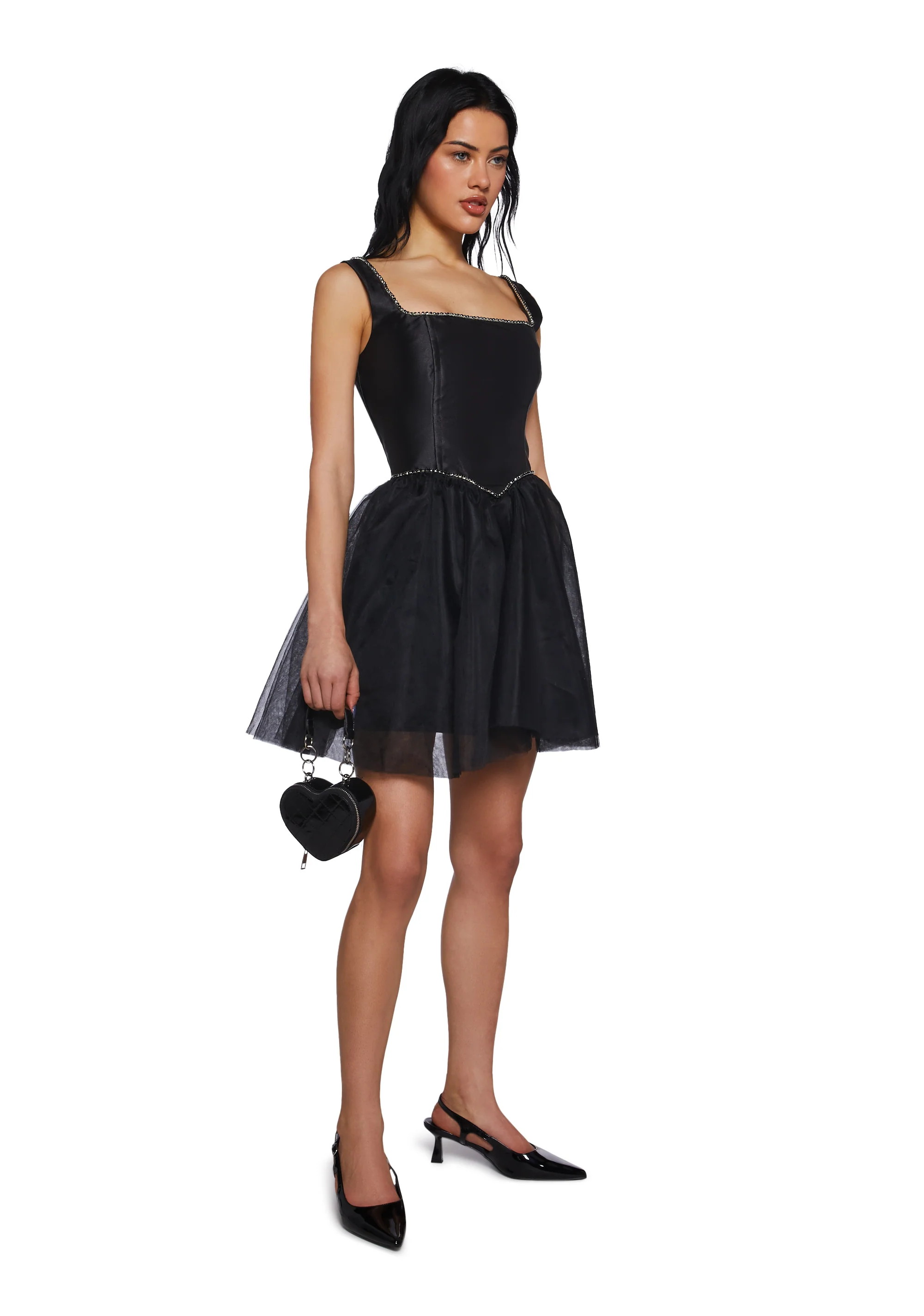 Polished Pirouette Corset Dress - Black - Image 6