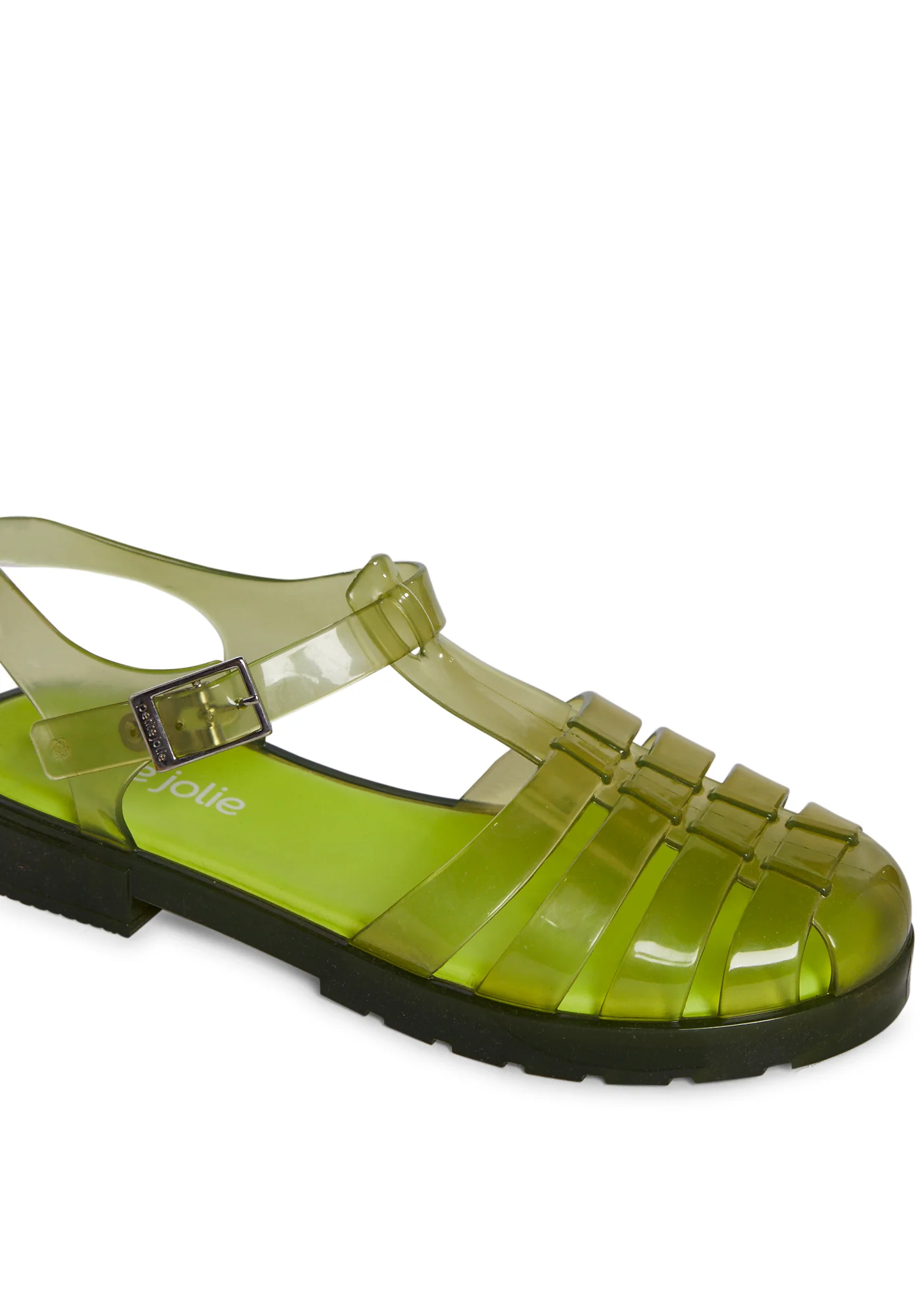 Polly Jelly Sandals - Lemon - Image 2