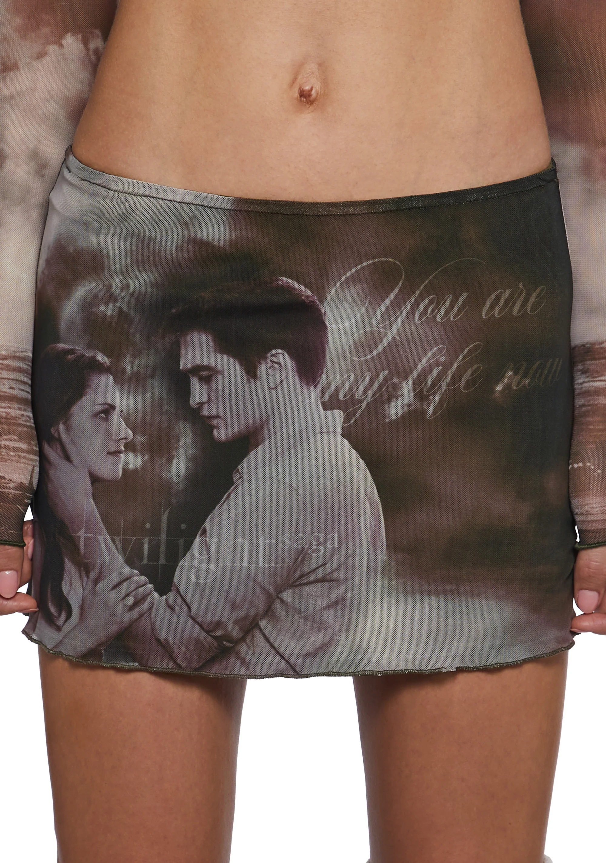 My Life Now Mesh Mini Skirt - Image 5