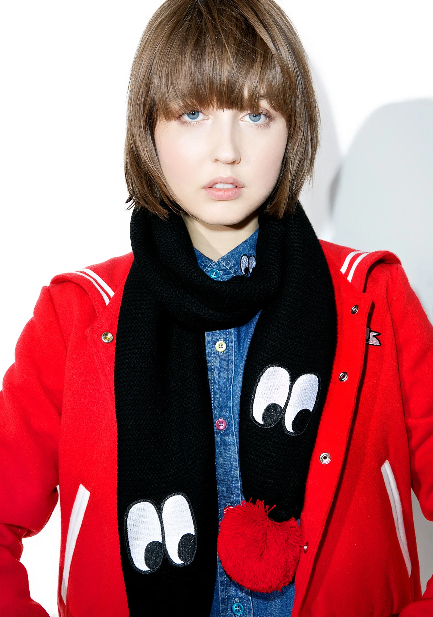 Pom Nose Scarf - Image 2