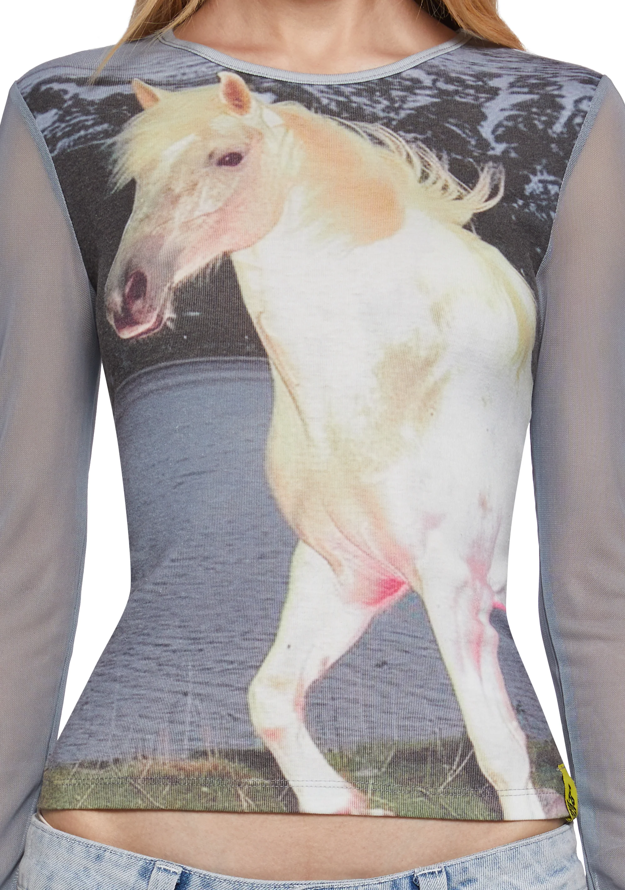 Pony Long Sleeve Baby Tee - Image 5