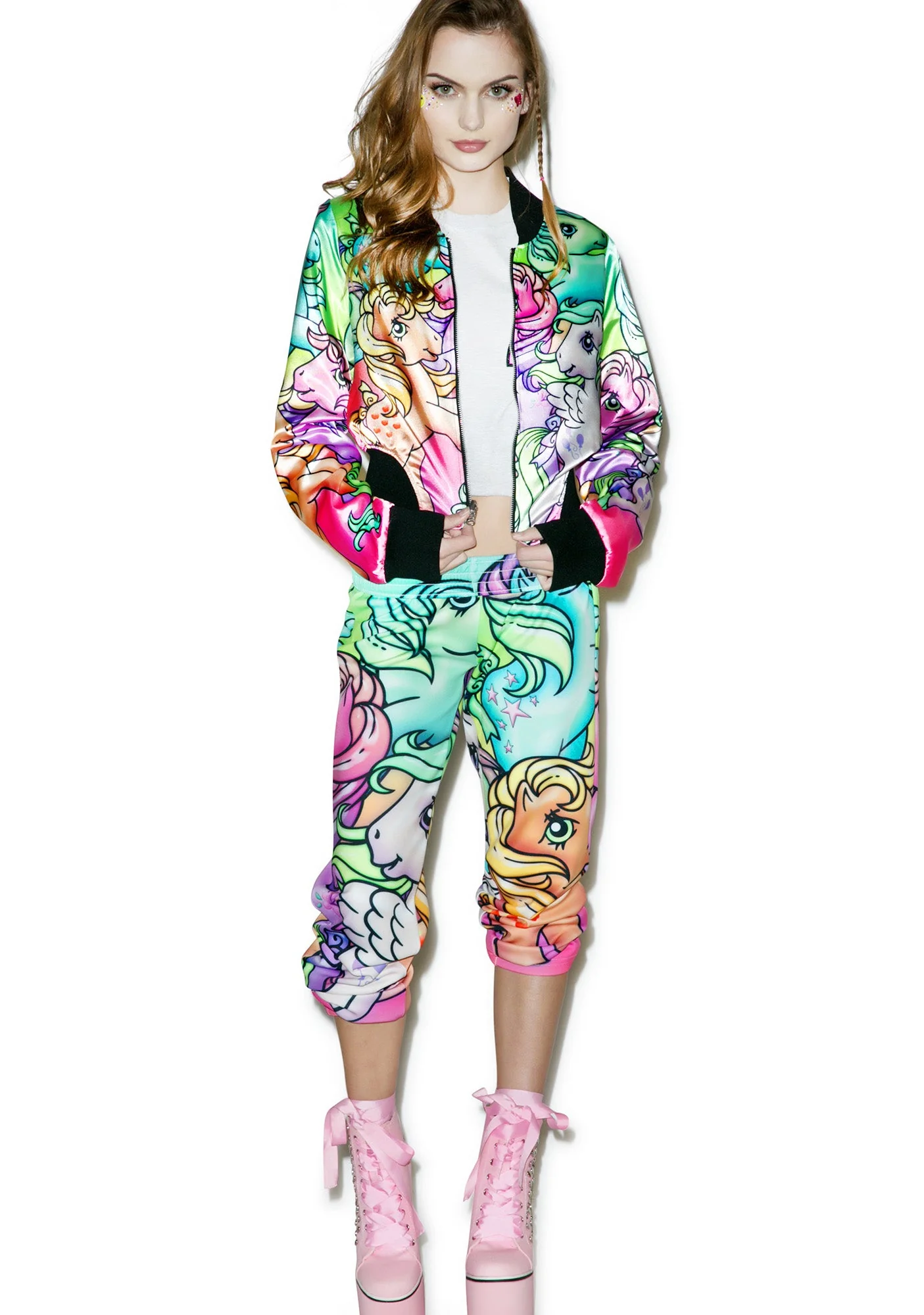Ponyland 2.0 Reversible Bomber Jacket - Off White - Image 2