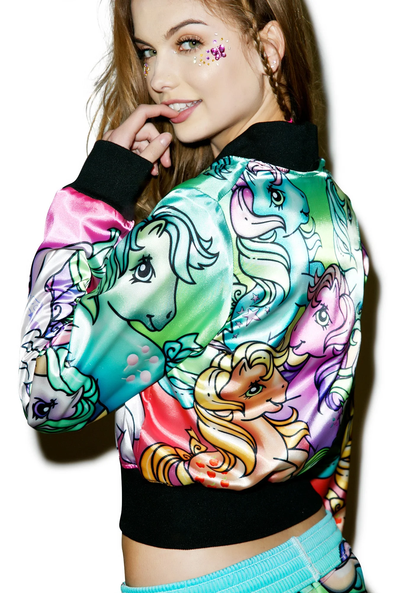 Ponyland 2.0 Reversible Bomber Jacket - Pink - Image 3