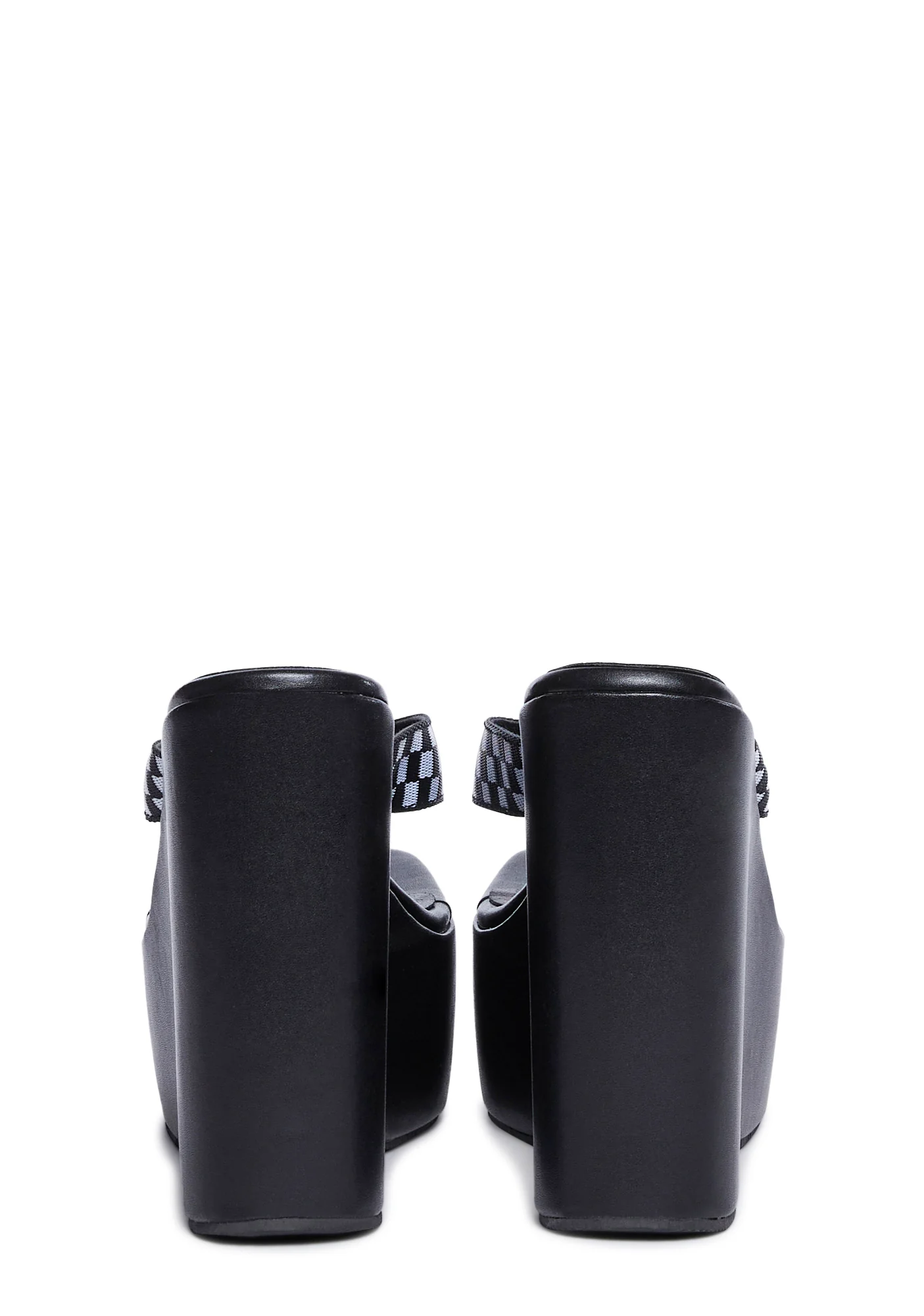 Poolside Loungin' Platform Sandals - Black - Image 4