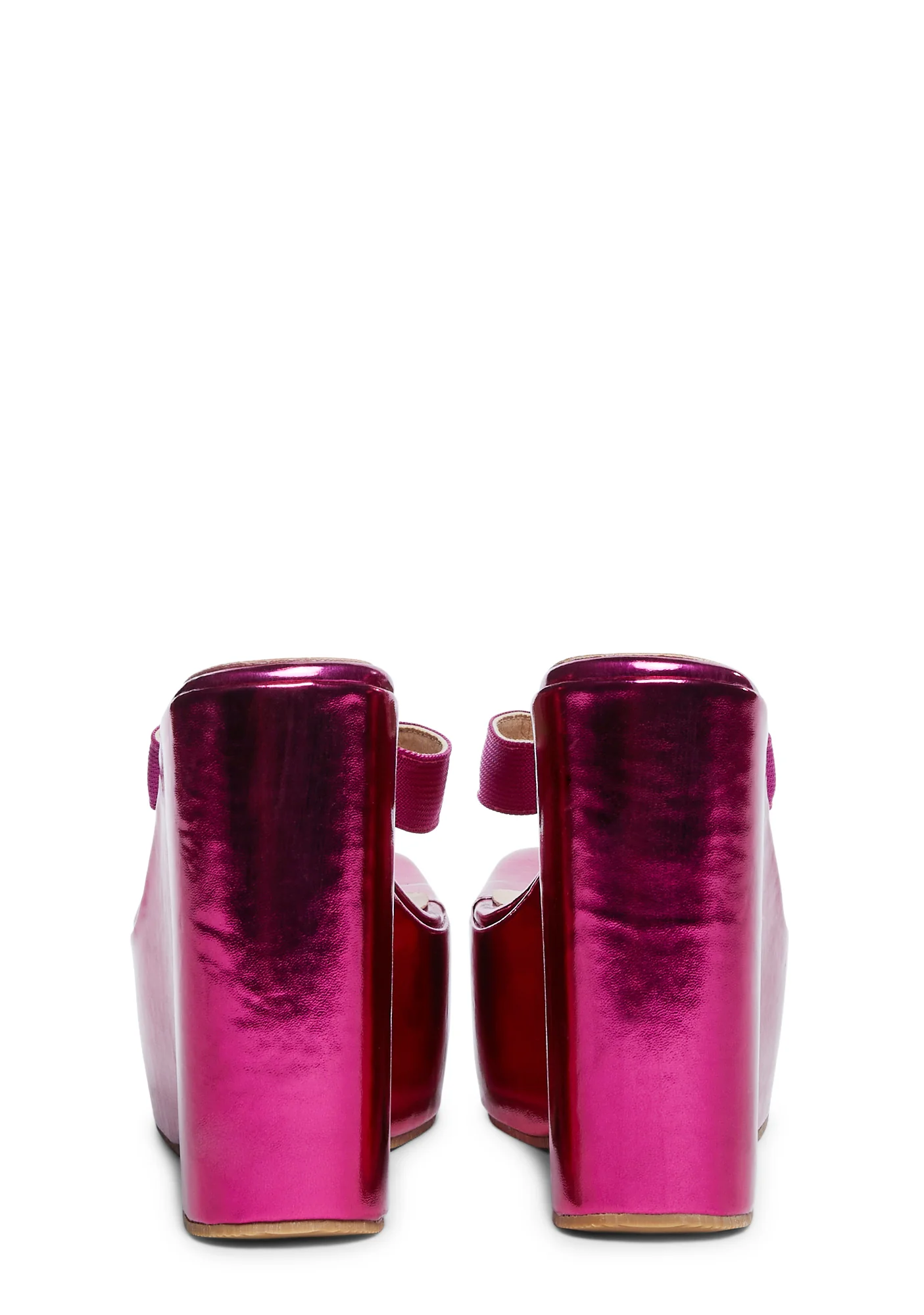 Poolside Loungin' Platform Sandals - Pink - Image 4
