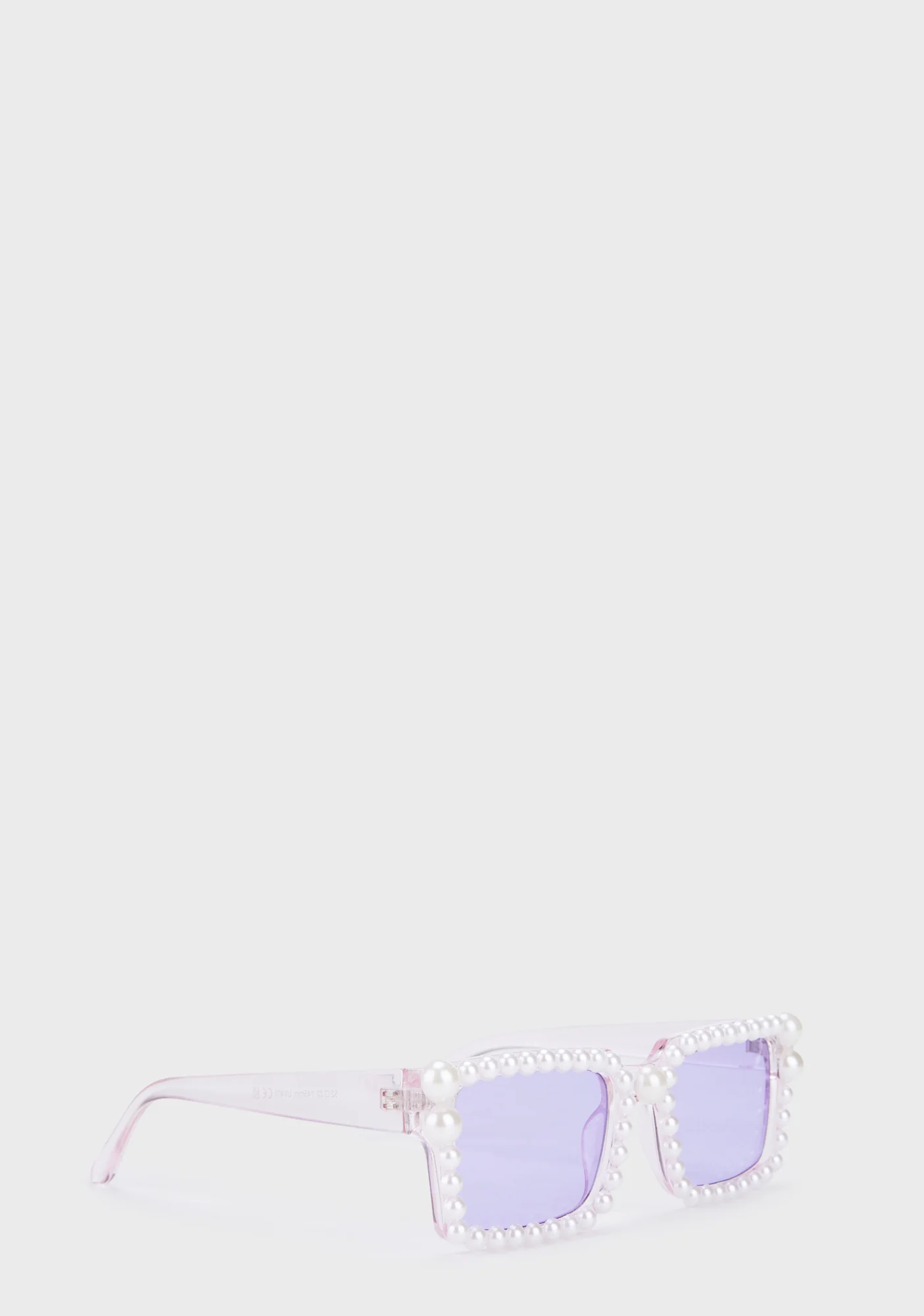 Pop Goes My Heart Pearl Sunglasses - Purple - Image 3