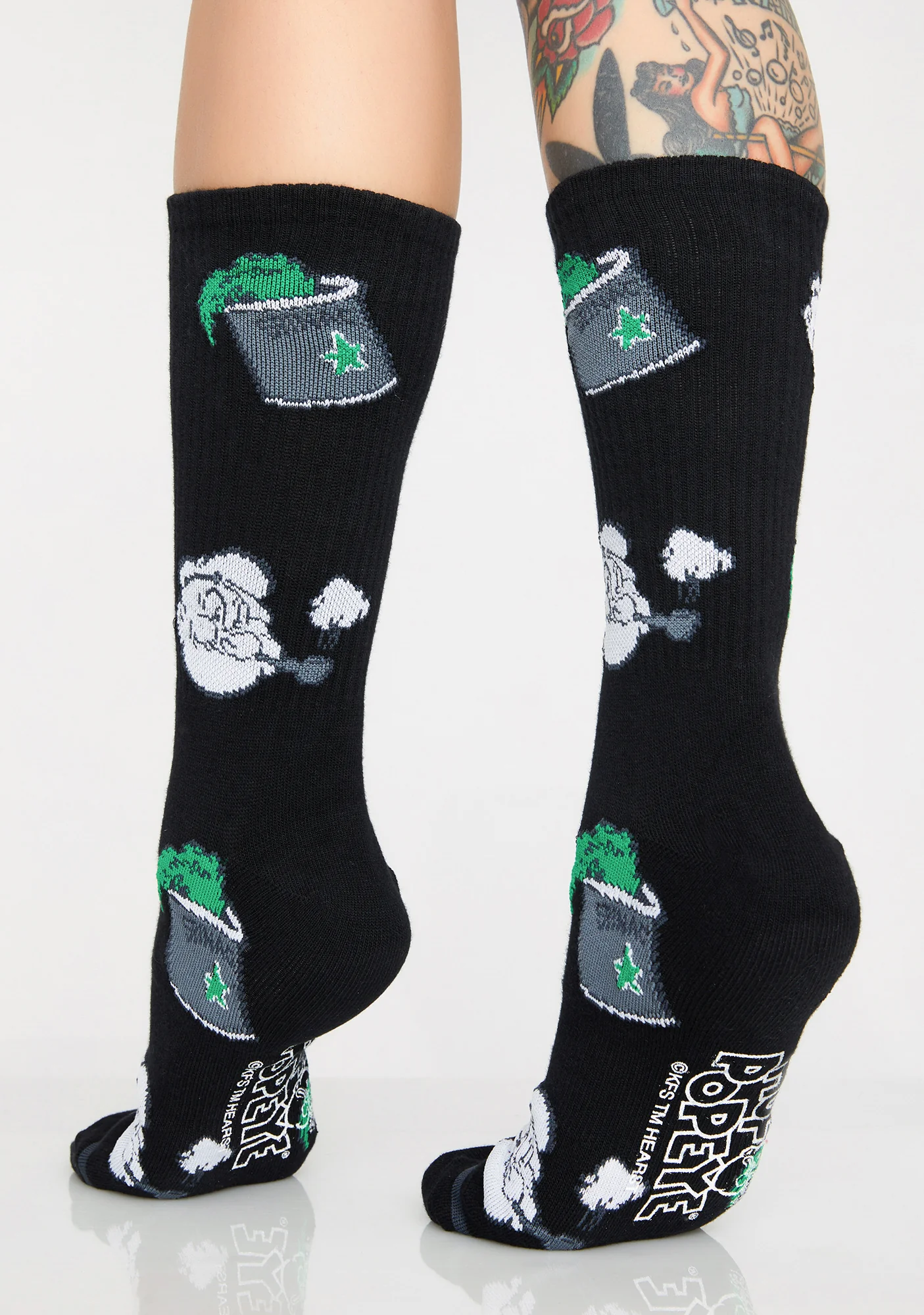 Popeye Spinach Socks - Image 4