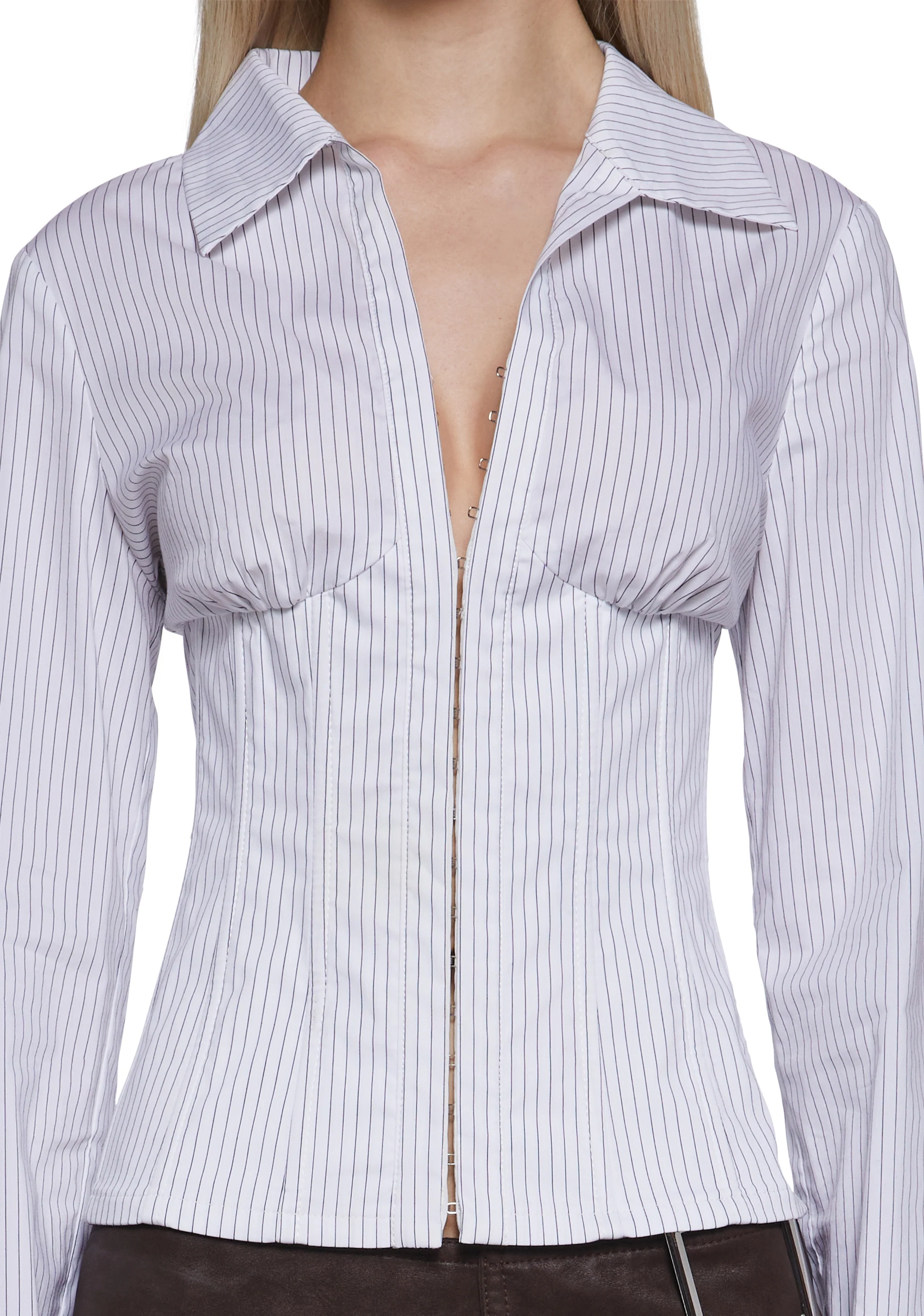 Office Siren Blouse - White - Image 5