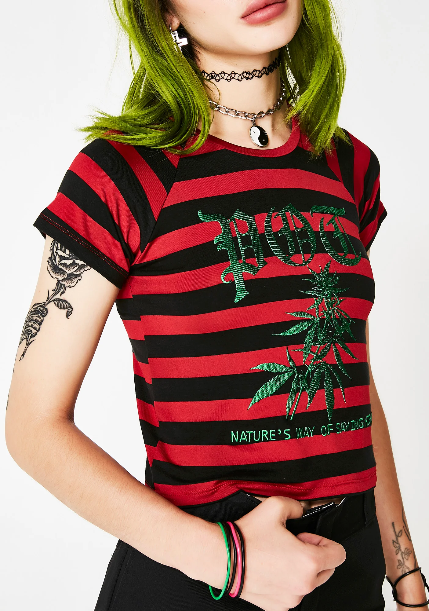 Pot Cropped Tee - Image 3