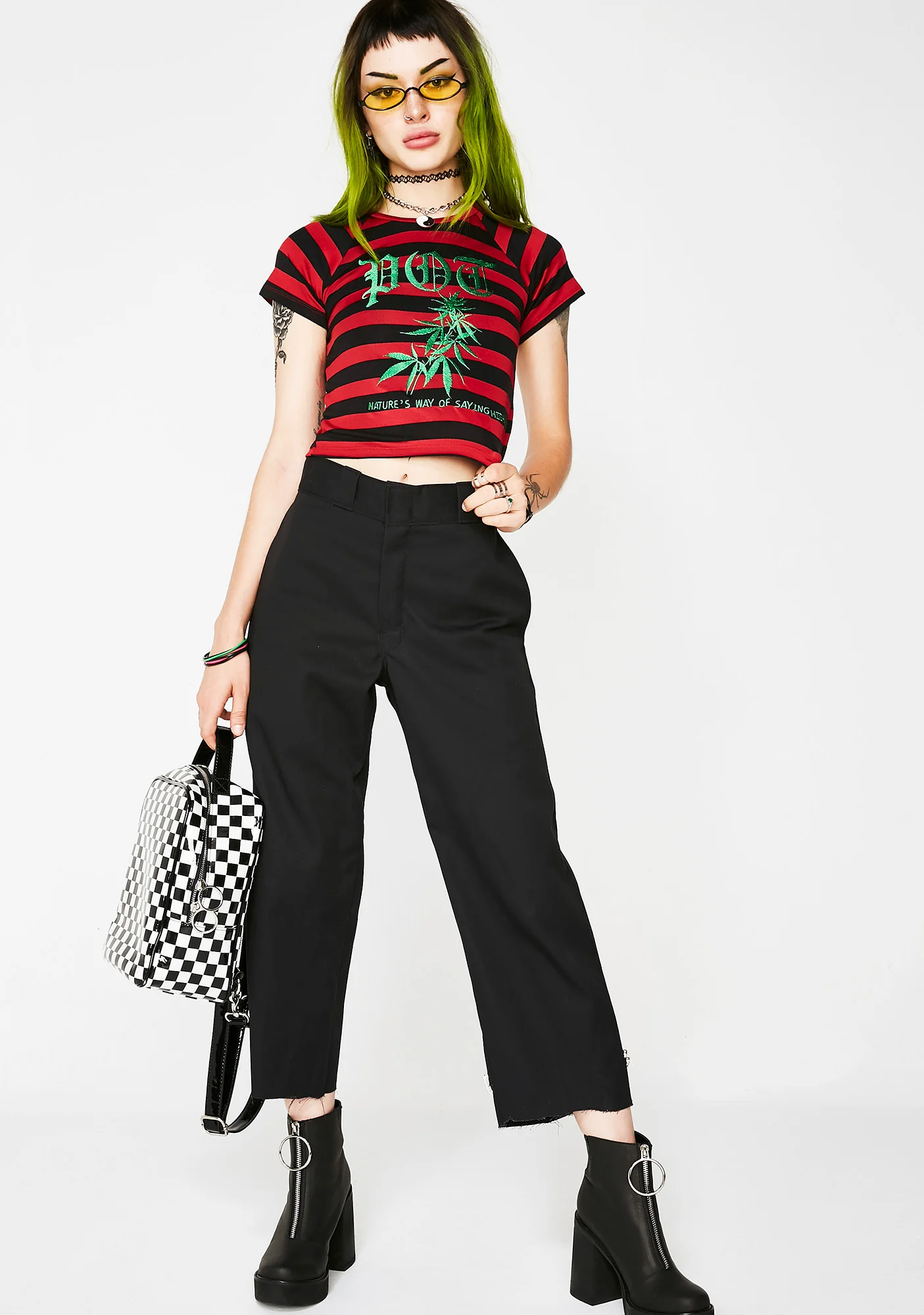 Pot Cropped Tee - Image 5