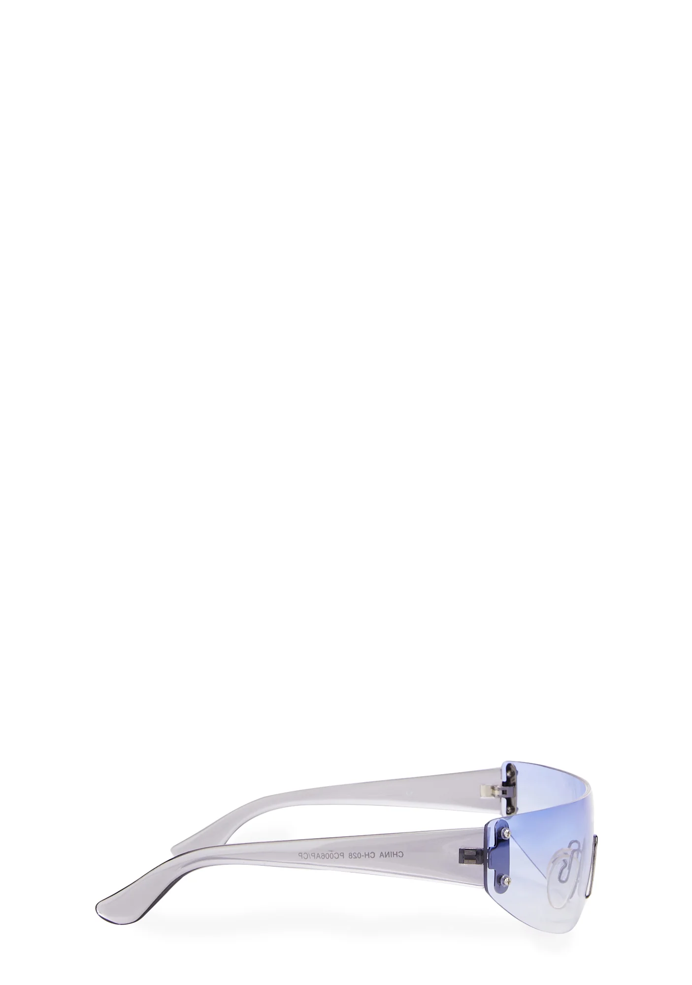 POV Shield Sunglasses - Blue - Image 4