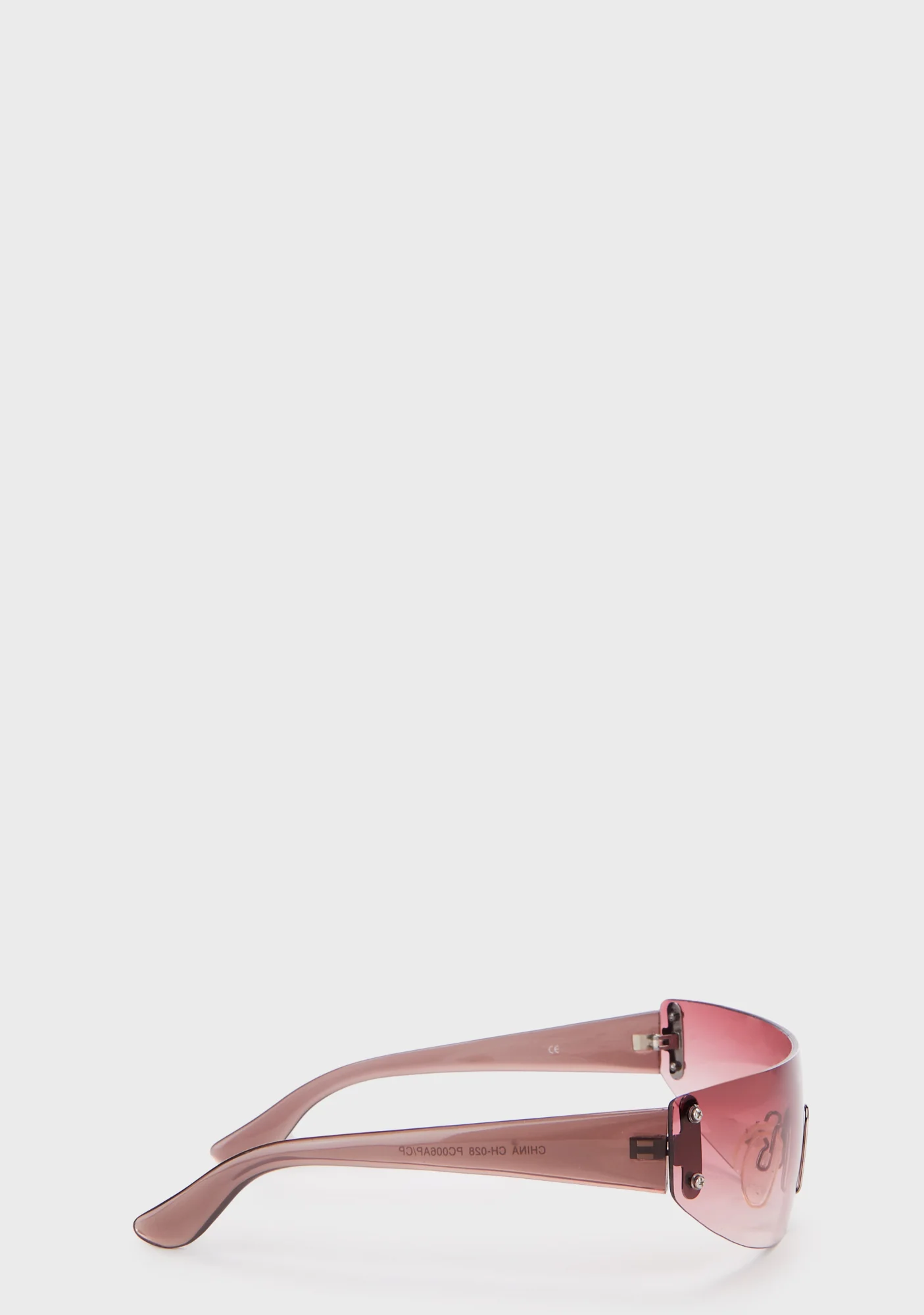 POV Shield Sunglasses - Red - Image 4