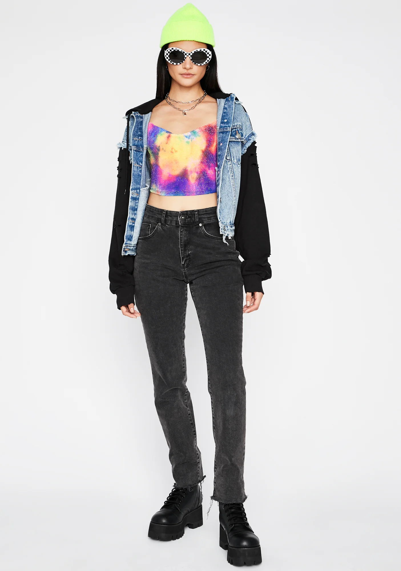 Power Burst Tie Dye Tank - Image 3