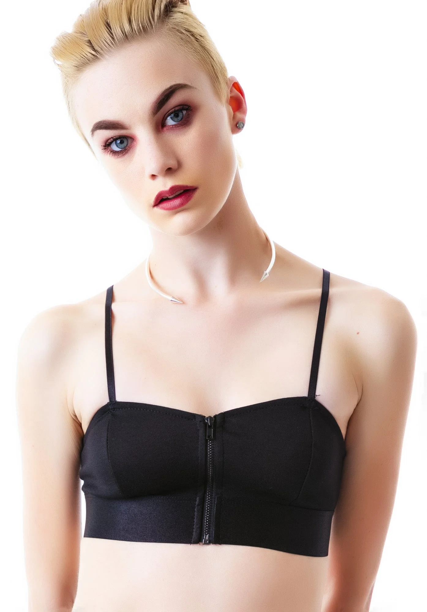 Power Dressing Ponti Bralette - Black - Image 3