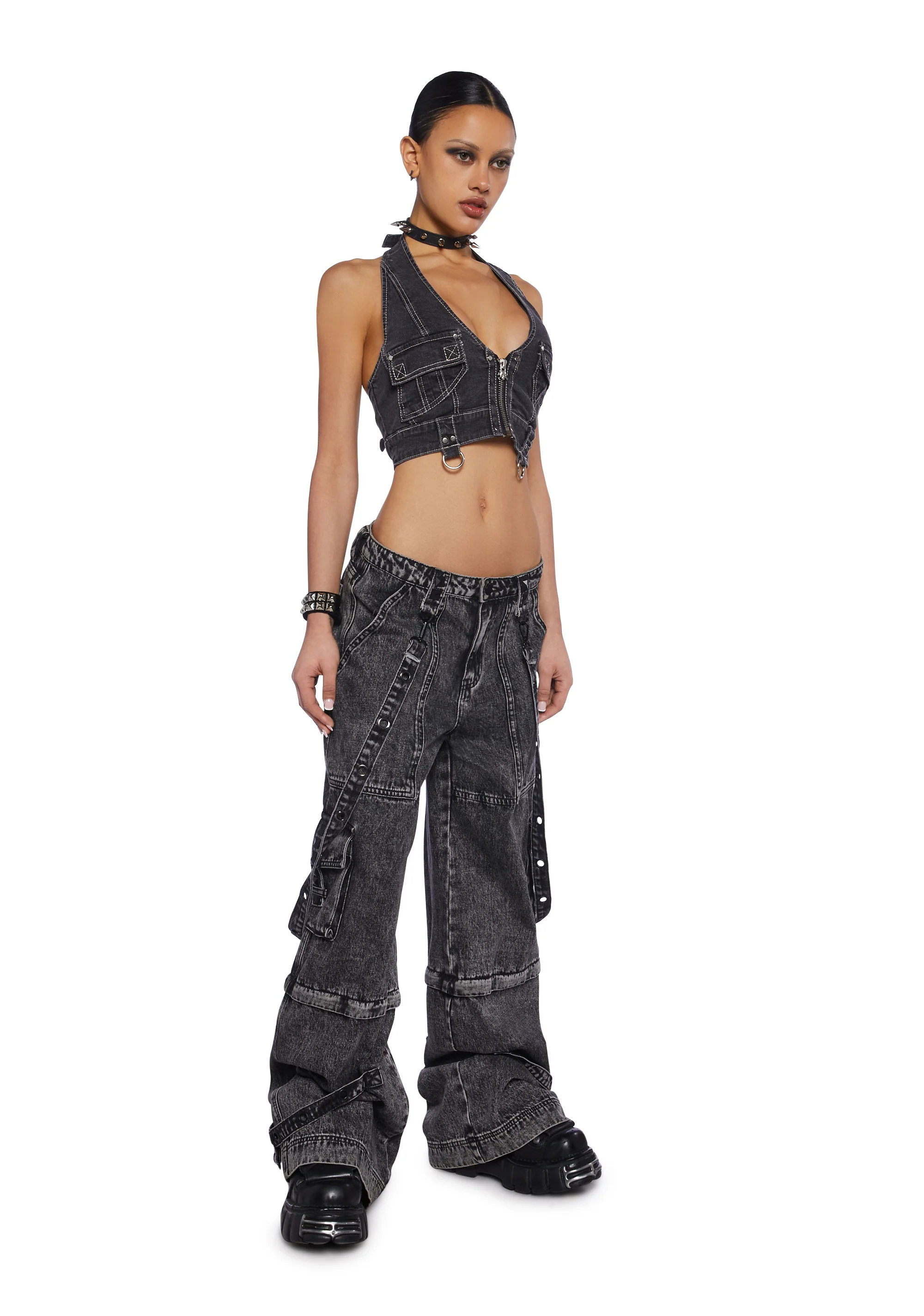 Power Halter Top - Black - Image 2