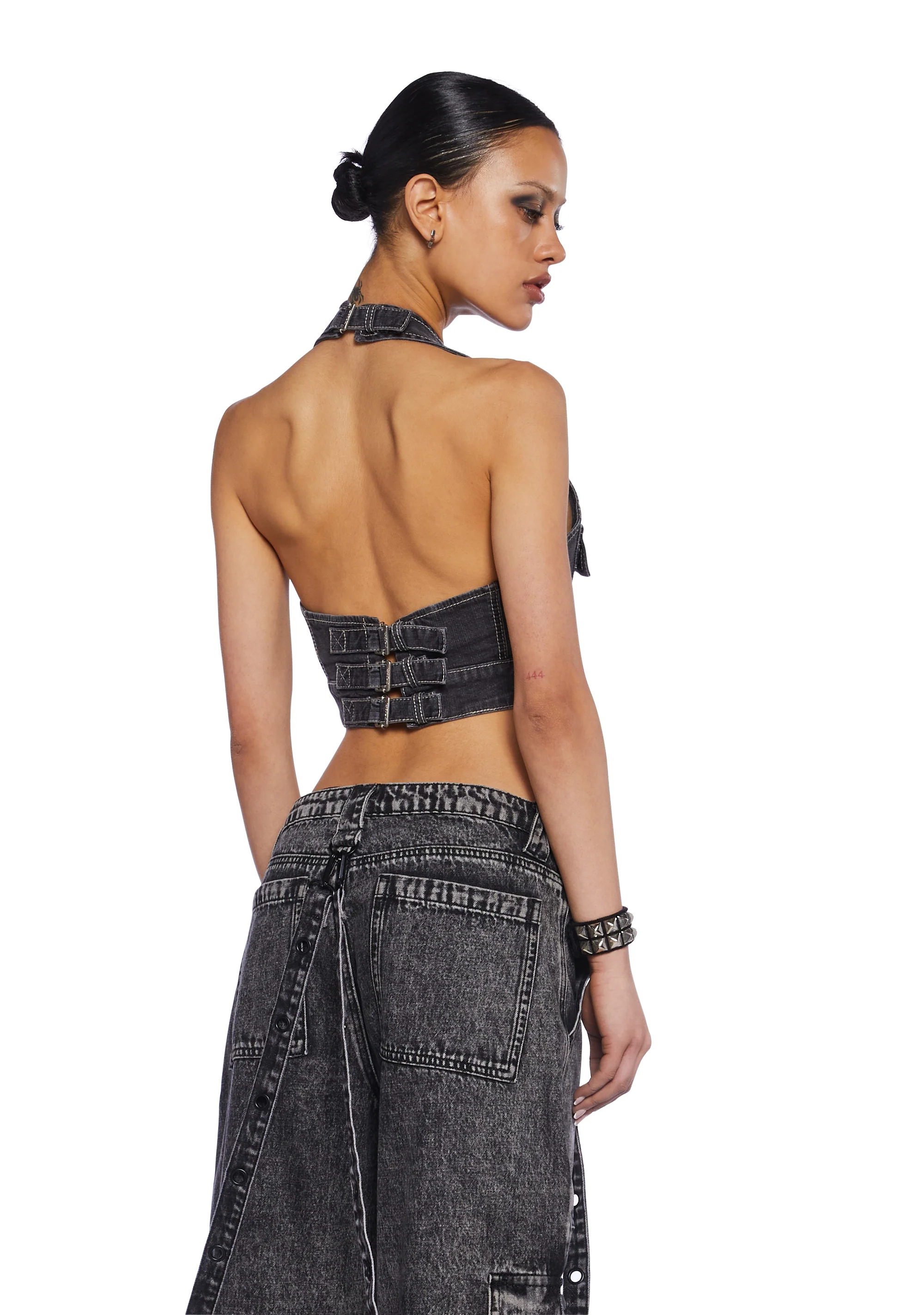 Power Halter Top - Black - Image 3