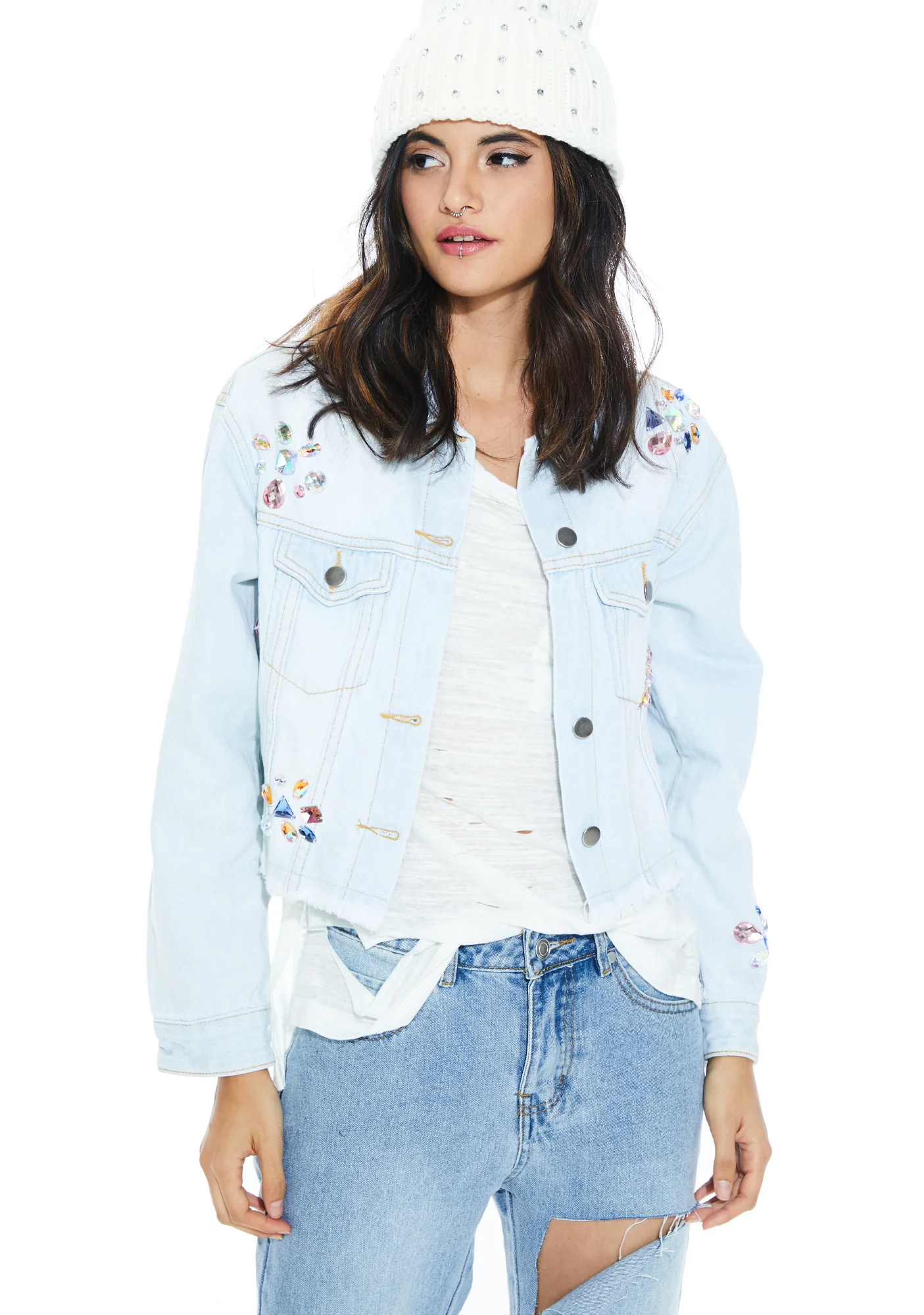 Precious Gemz Denim Jacket - Image 3