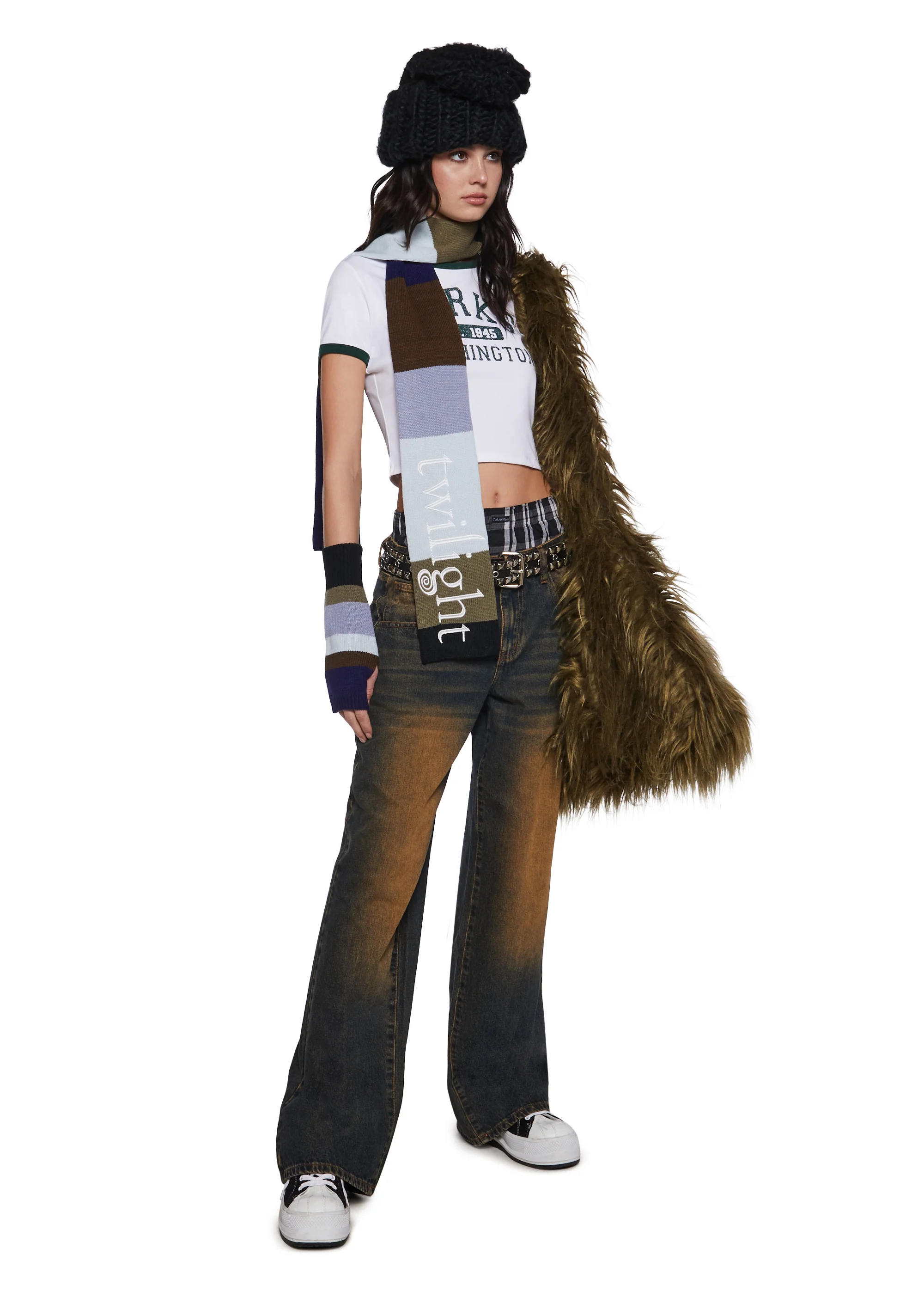 Premonitions Striped Arm Warmers - Image 3