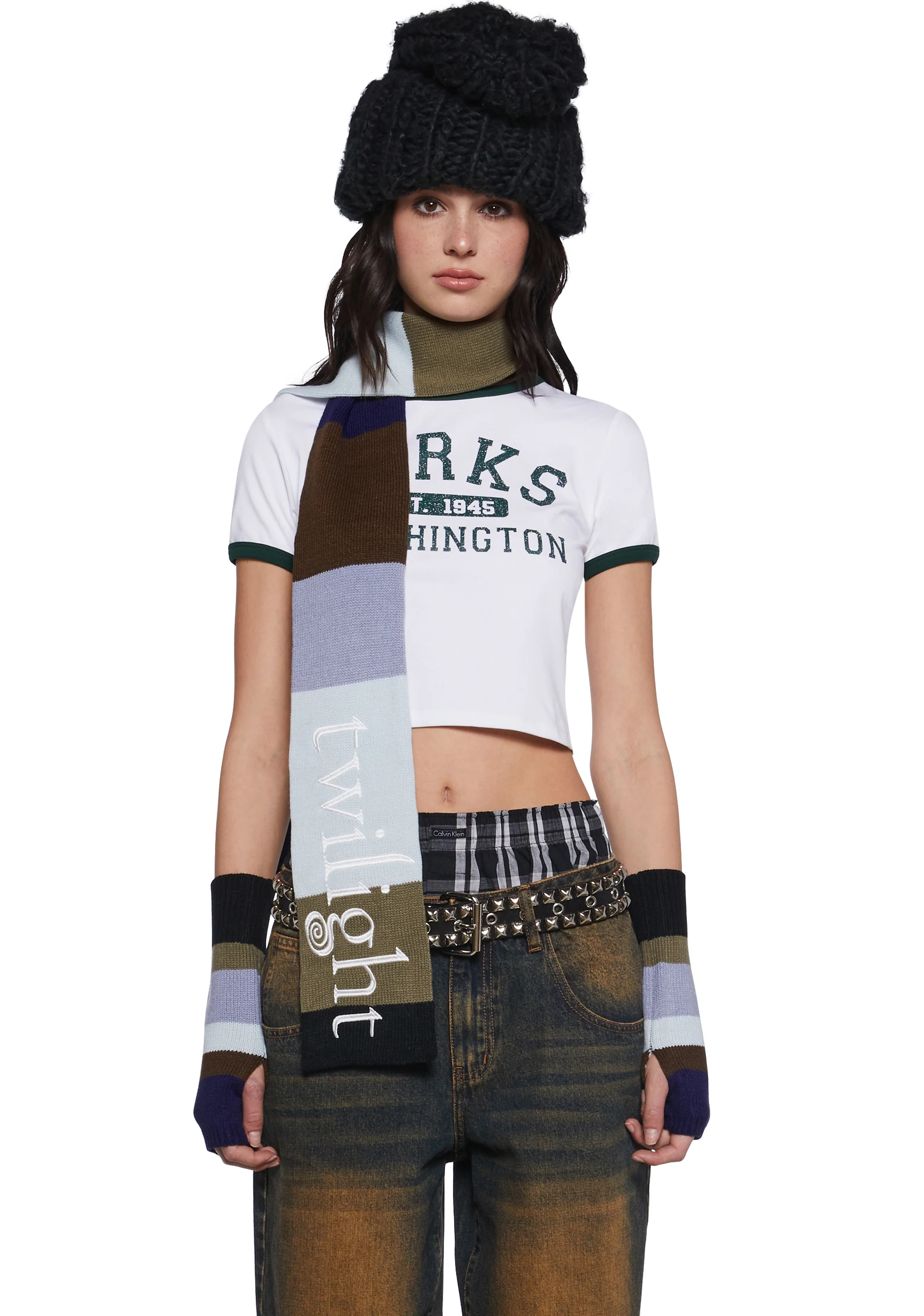 Premonitions Striped Scarf - Image 2