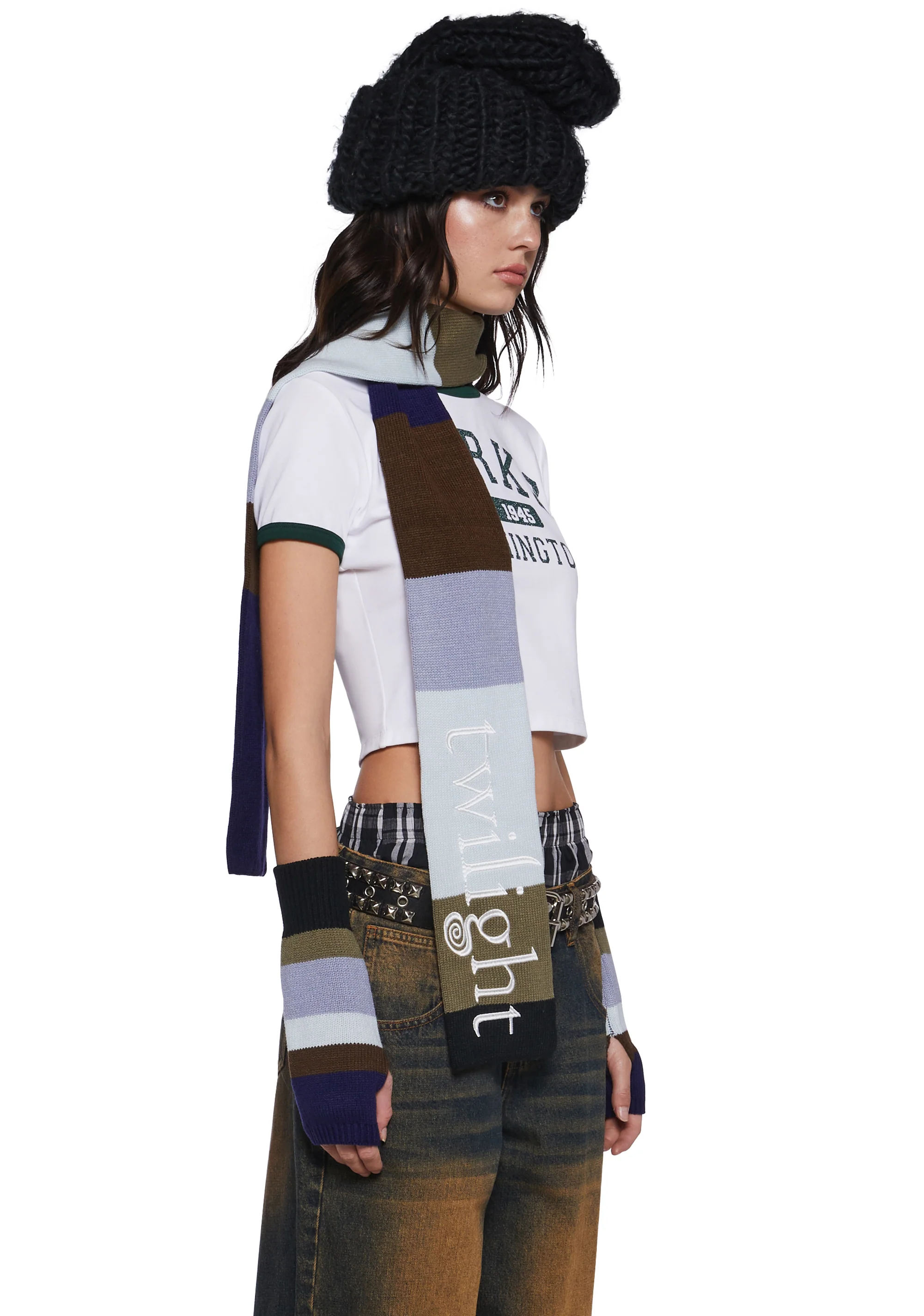 Premonitions Striped Scarf - Image 3
