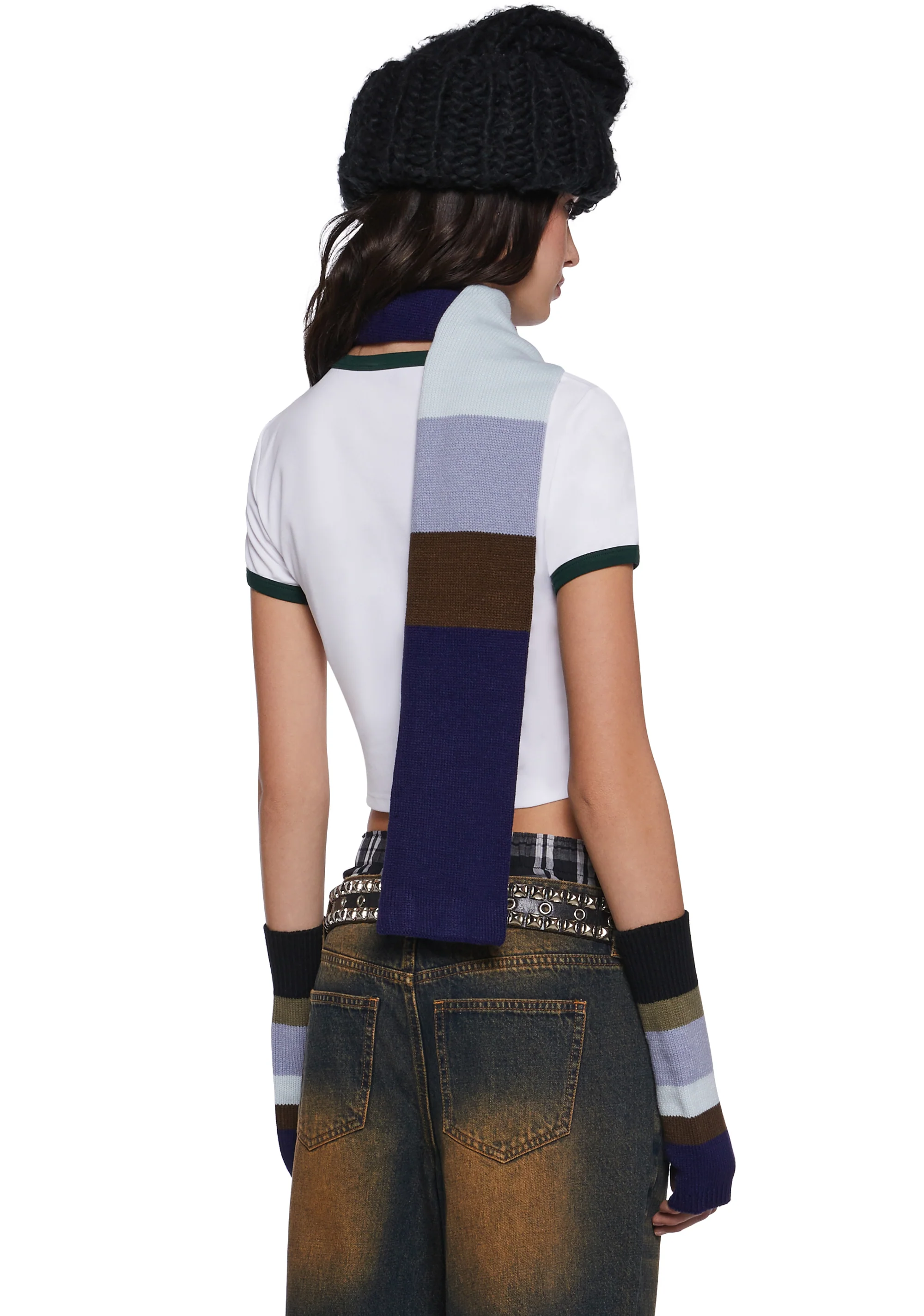 Premonitions Striped Scarf - Image 4