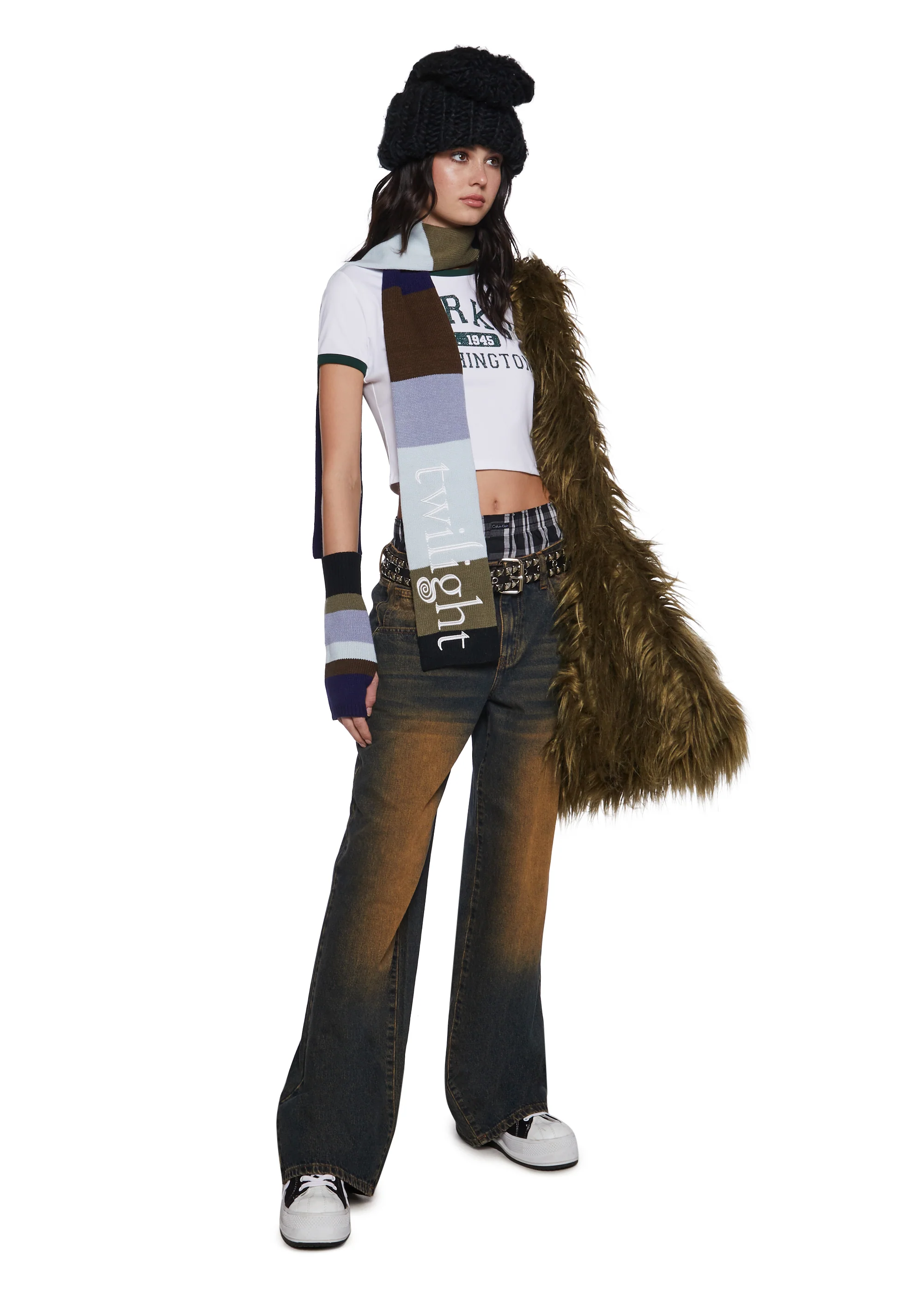 Premonitions Striped Scarf - Image 5