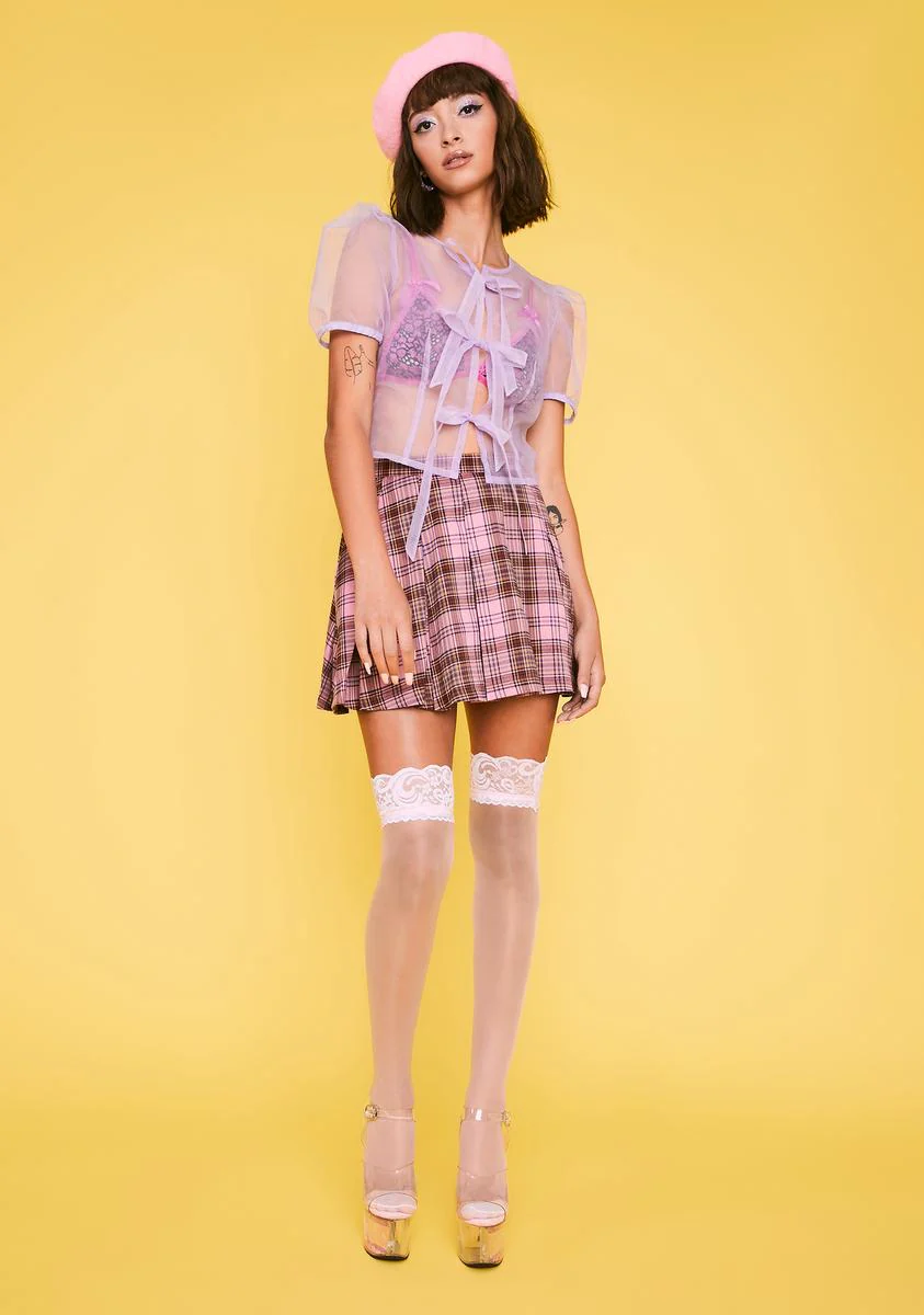 Prep School Princess Crop Top - Image 3
