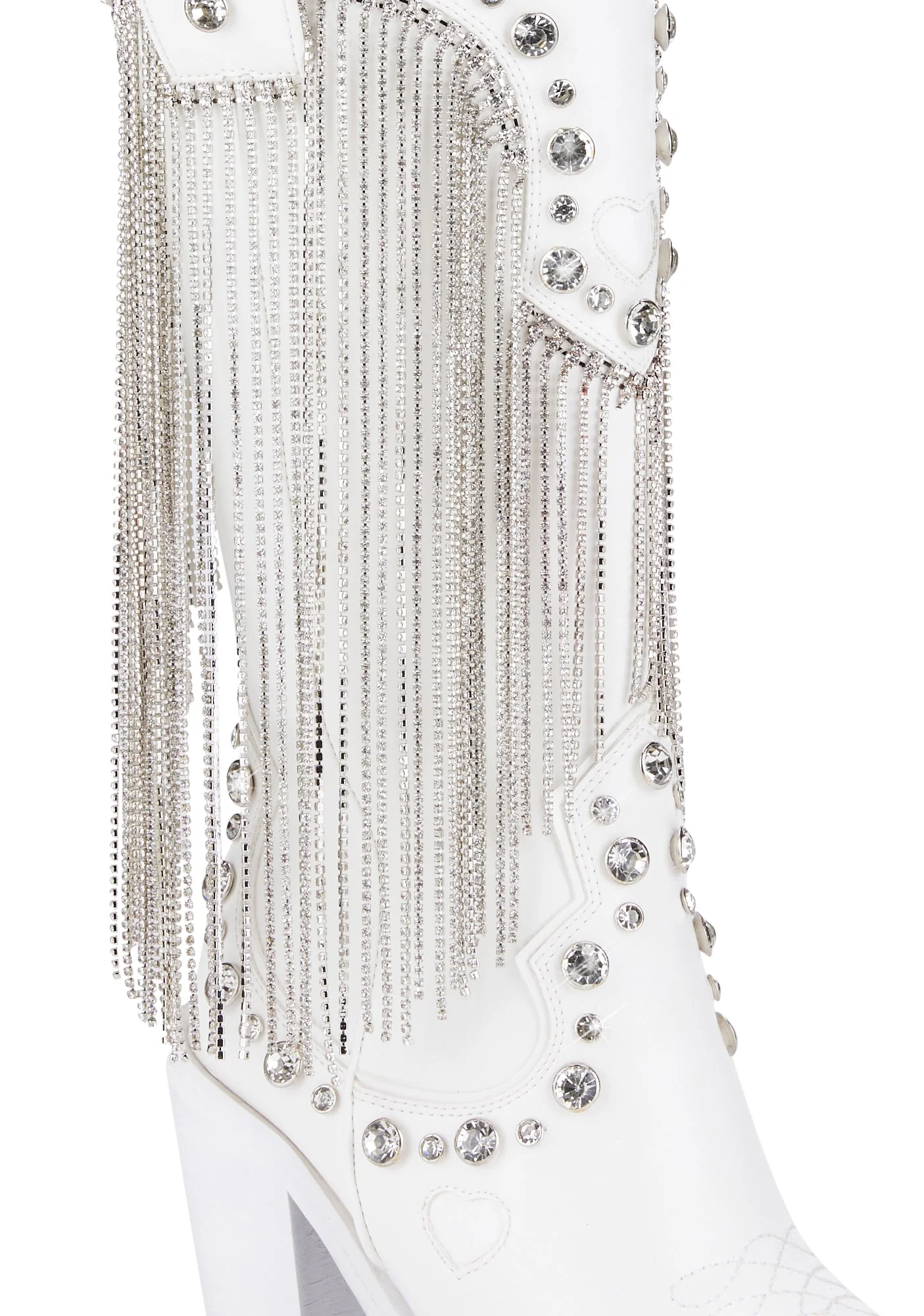 Present Perfect Cowboy Boots - White - Image 2