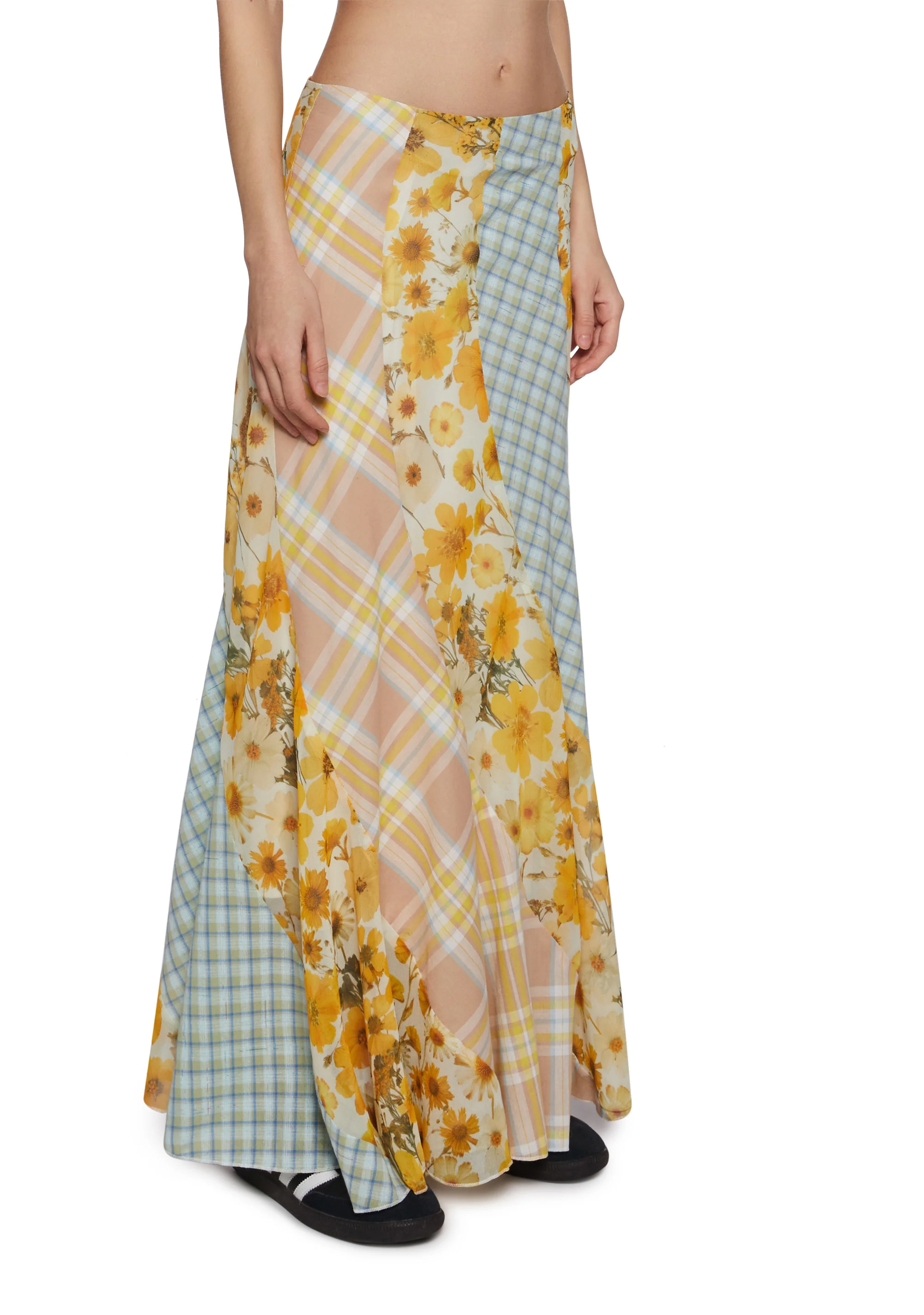 Pressed Flowers Maxi Skirt - Image 3