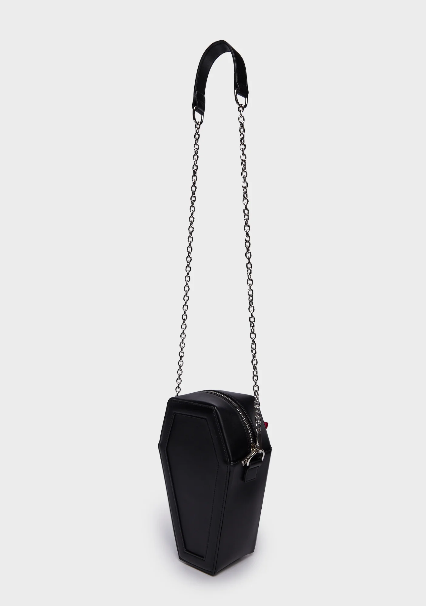 Pretty Ending Coffin Crossbody Bag - Wine - Image 5